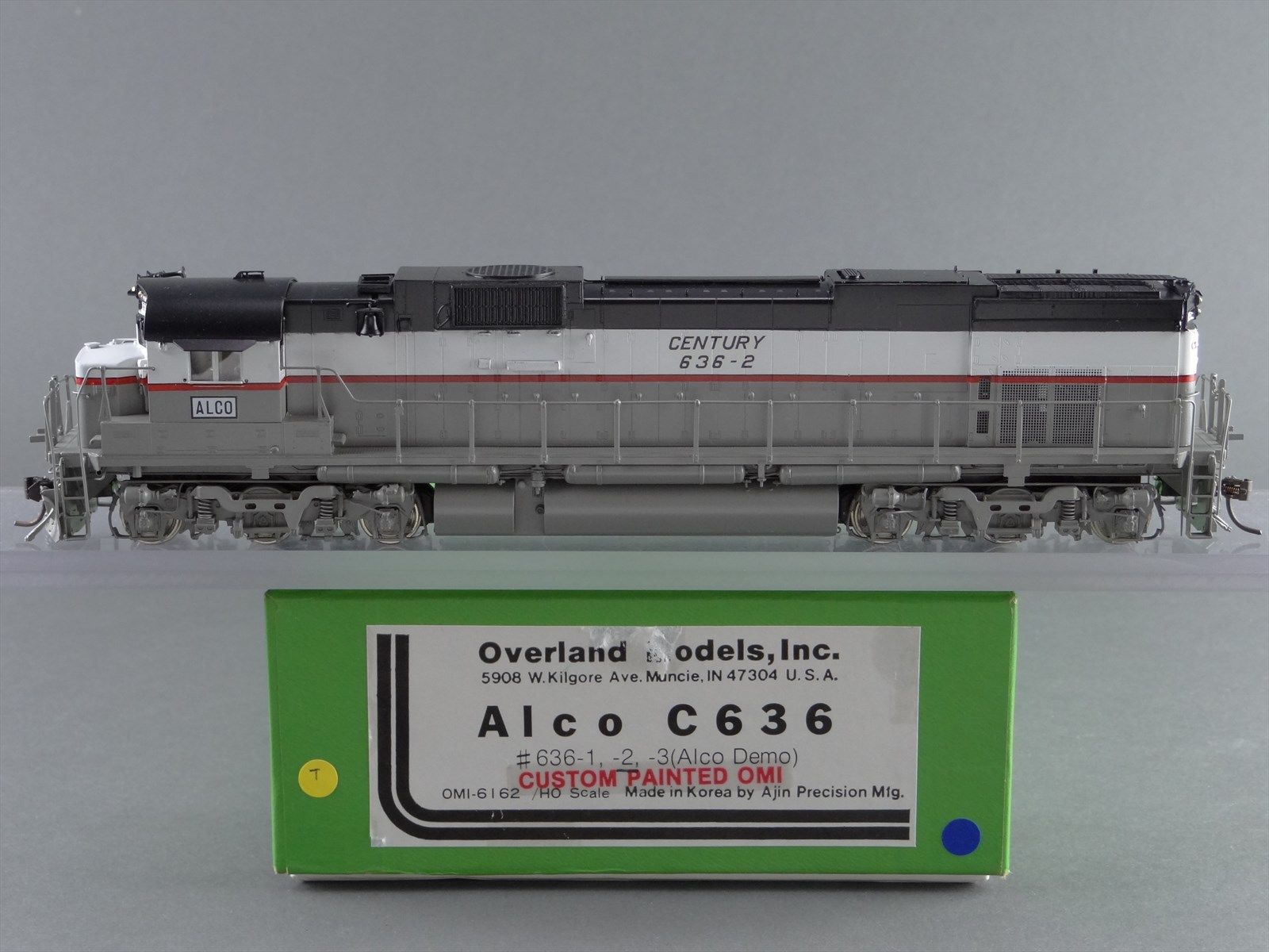 HO Brass Model Train - OMI 6162.1 Demonstrator Alco C-636 Diesel