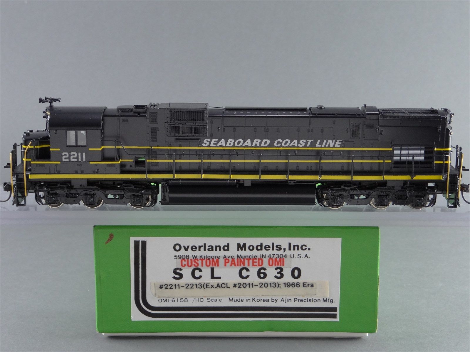 HO Brass Model Train - OMI 6158.1 Overland SCL Seaboard