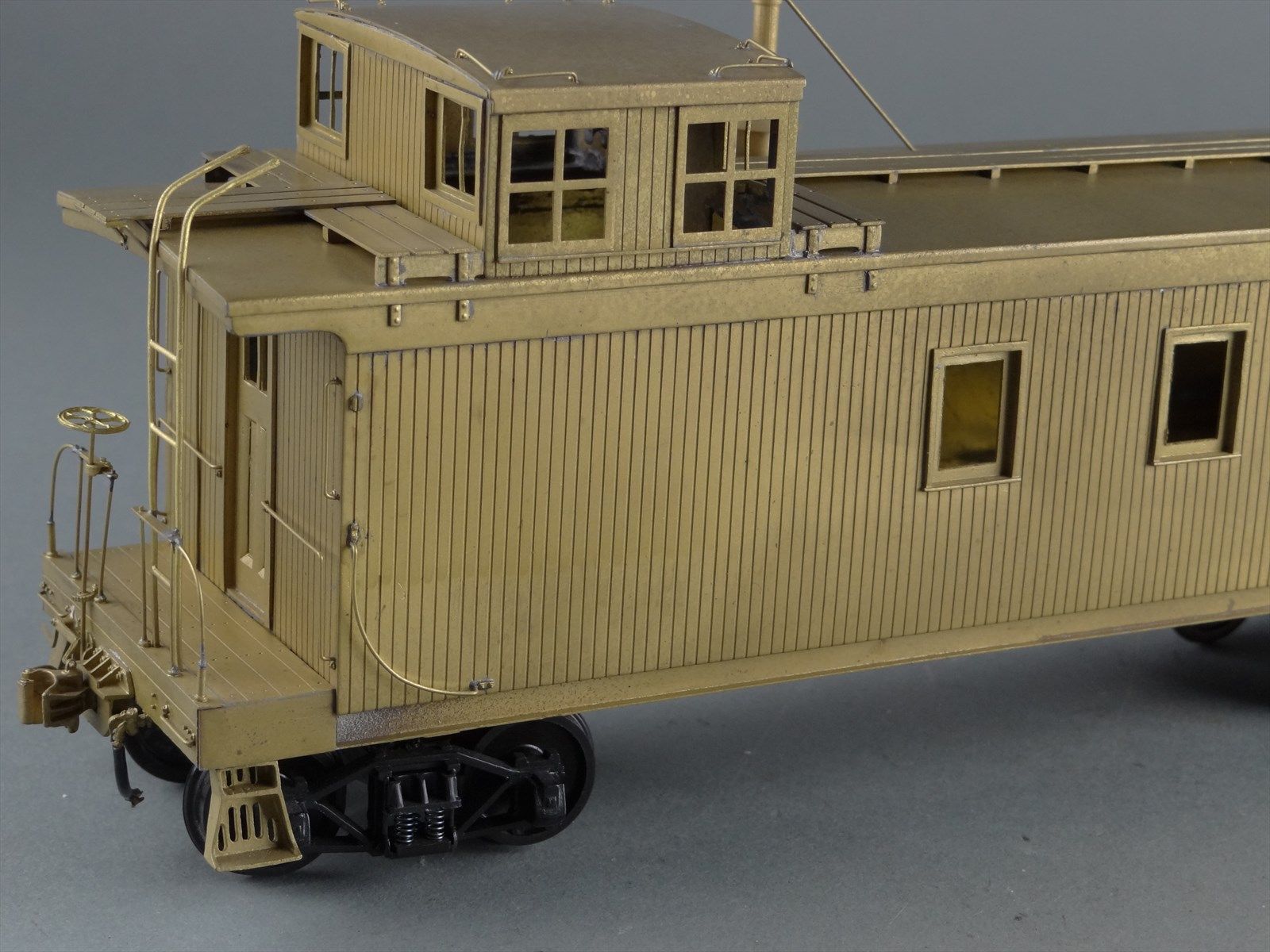 O Scale 2-Rail Brass PFM D&RGW Rio Grande Wood Caboose