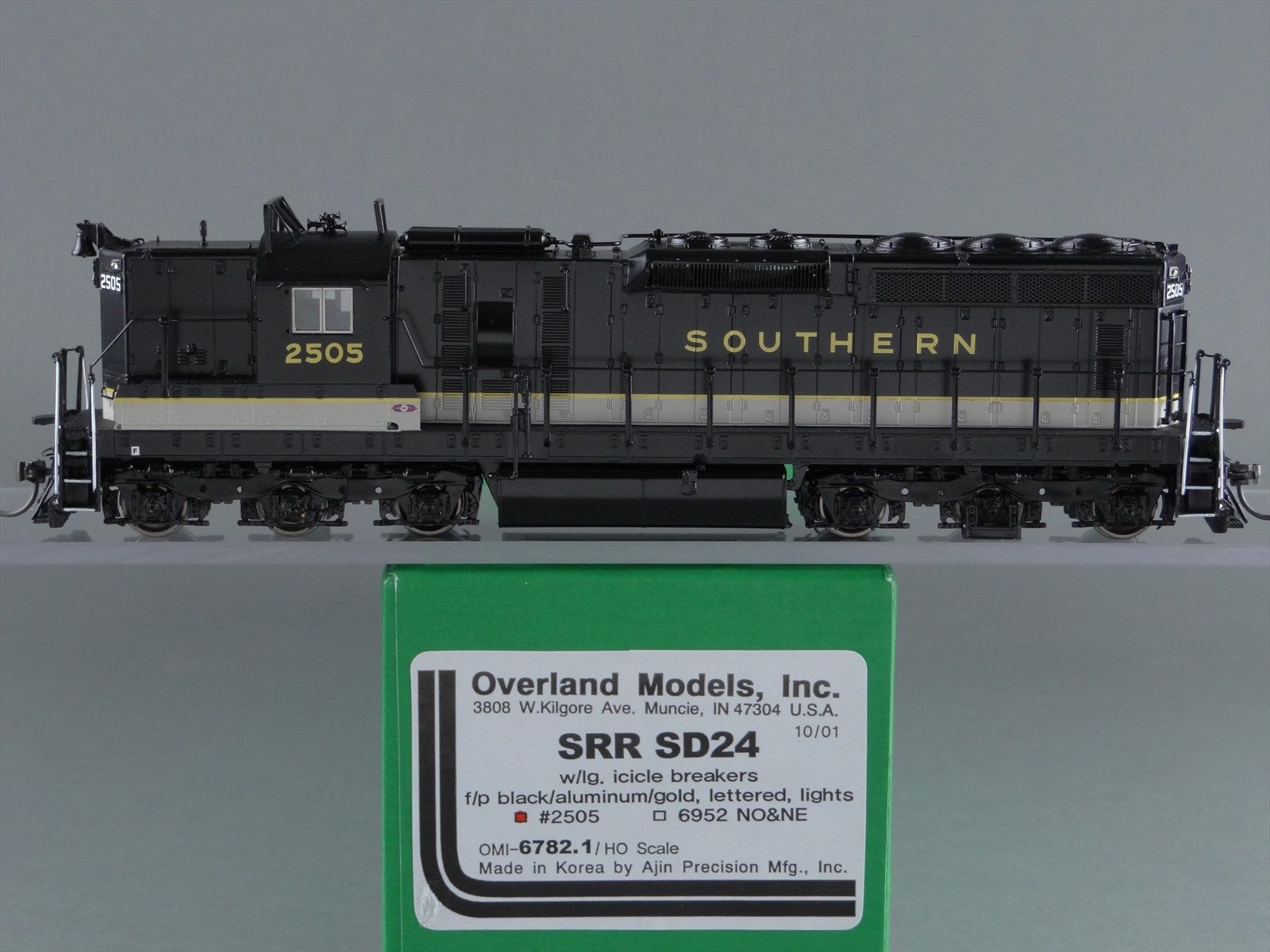 HO OMI 6782.1 Overland Southern EMD SD24 Diesel #2505 w/ Icicle Breakers