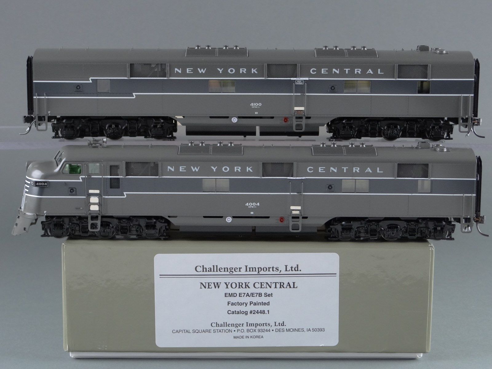 HO CIL 2448.1 Challenger NYC New York Central E7 A/B Diesel Set