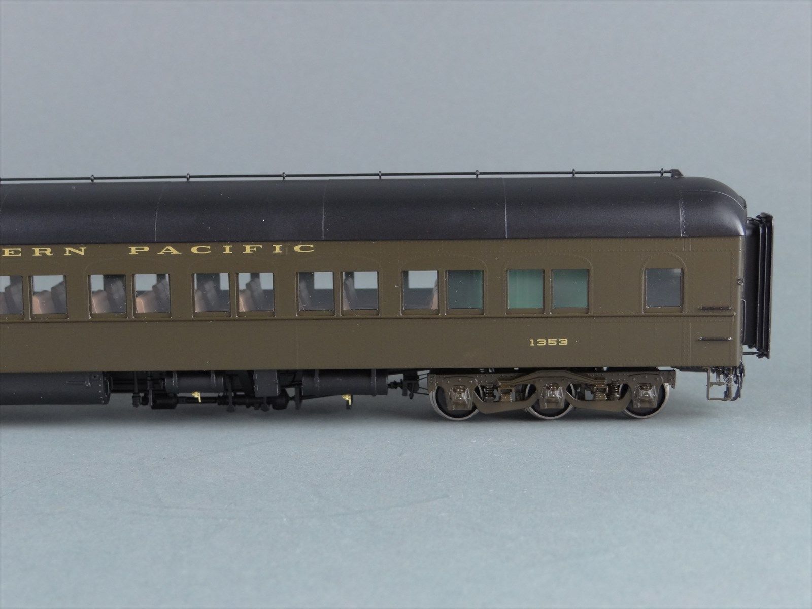 HO Brass W&R Enterprises NP Deluxe Coach Car #1353 w/ Interior & Lights ...