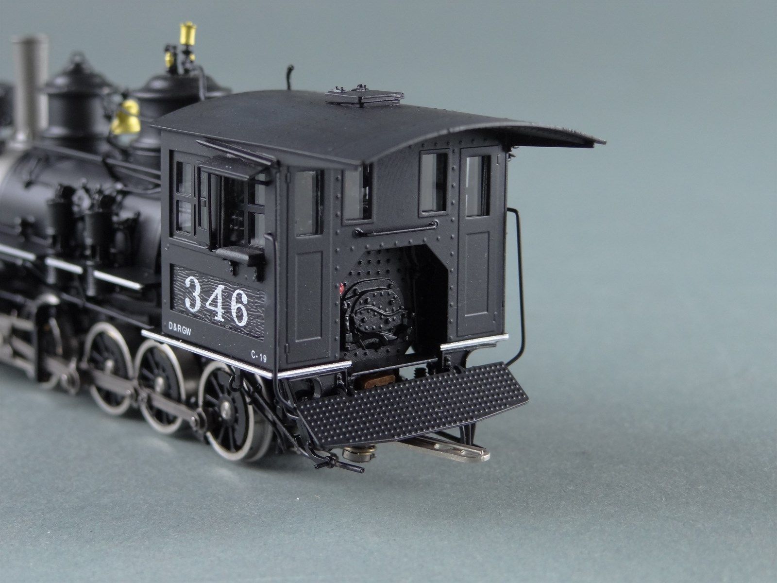HOn3 Brass Model Train - PSC 17208-5 D&RGW Rio Grande 2-8-0 C-19 #346 ...