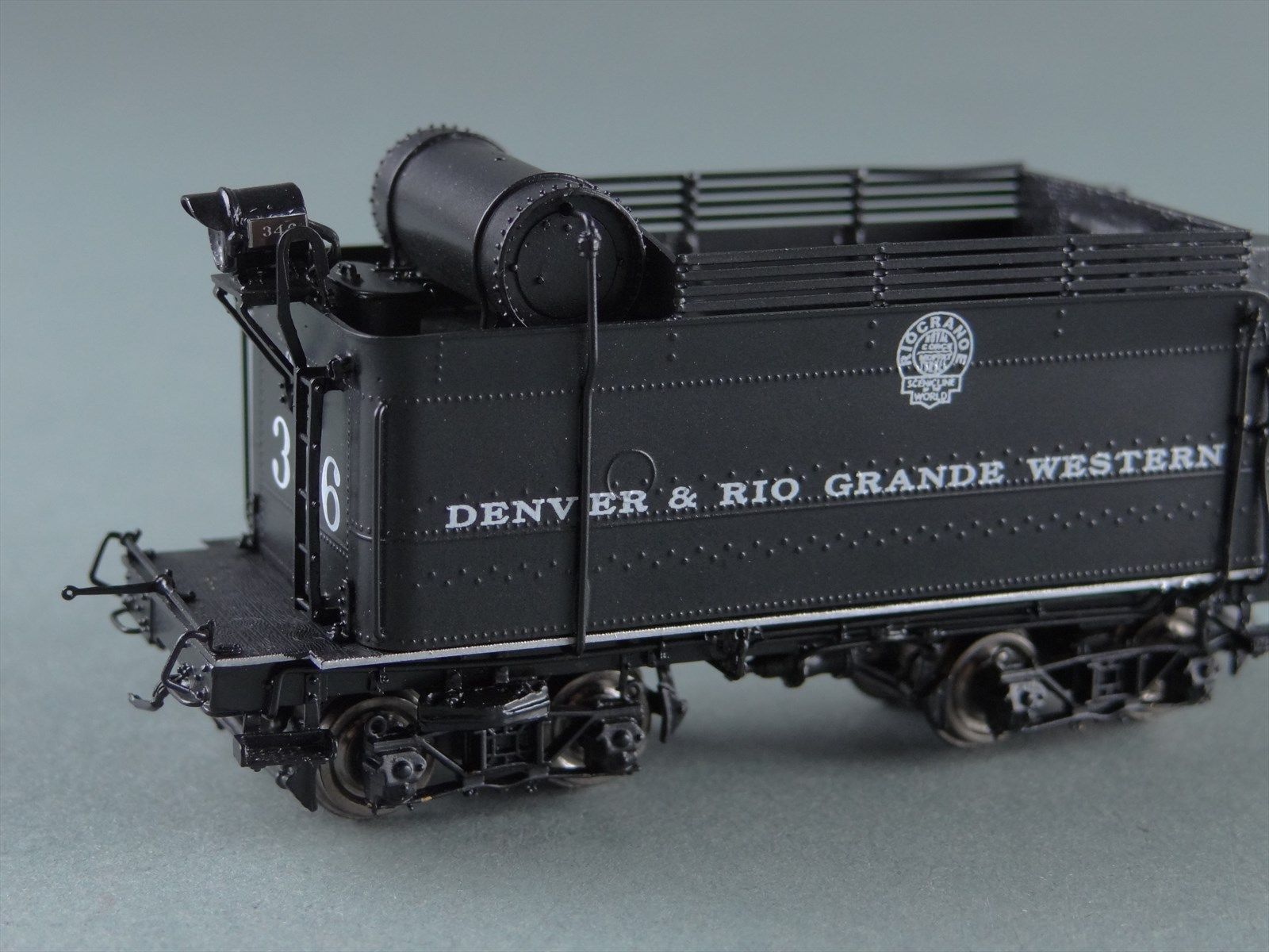 HOn3 Brass Model Train - PSC 17208-5 D&RGW Rio Grande 2-8-0 C-19 #346 ...