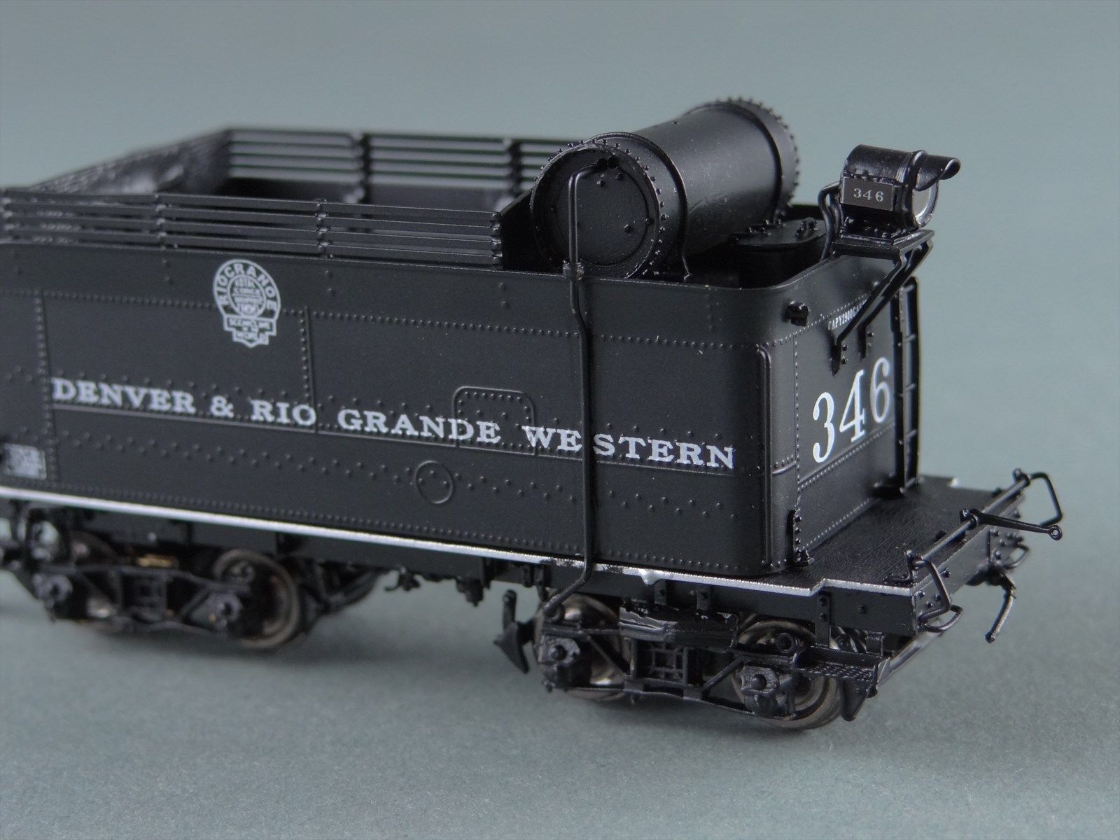 HOn3 Brass Model Train - PSC 17208-5 D&RGW Rio Grande 2-8-0 C-19 #346 ...