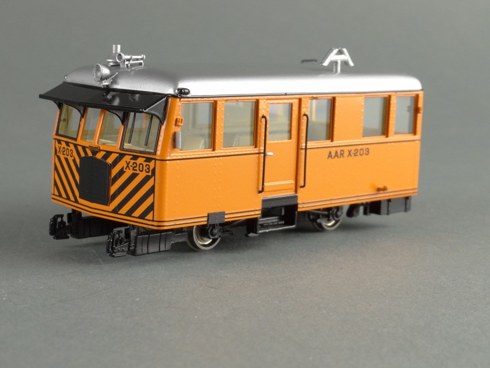 HO Brass Model Train - OMI 4301.1 AAR - Magnetic Rail Defect Detector #x203