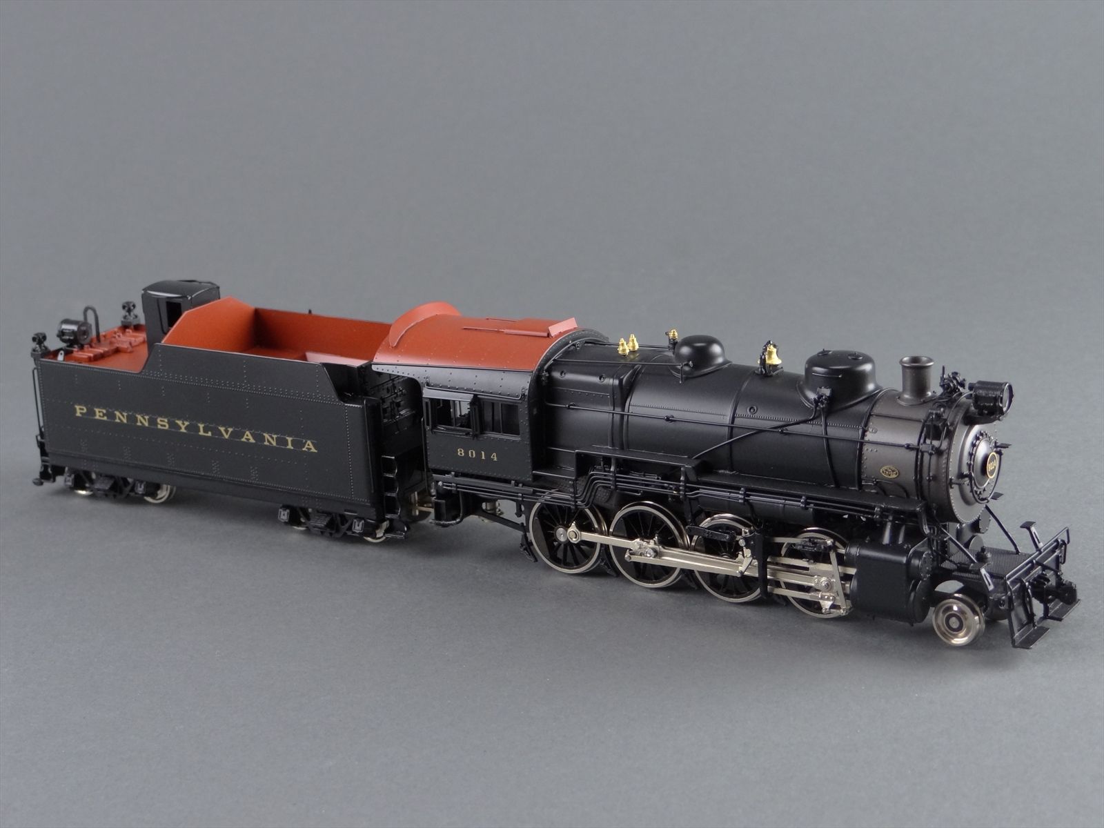 Locomotive Vapeur H0 Olympia Models Japon - 2-8-0 Pennsylvanie #7640 - Laiton - Occasion