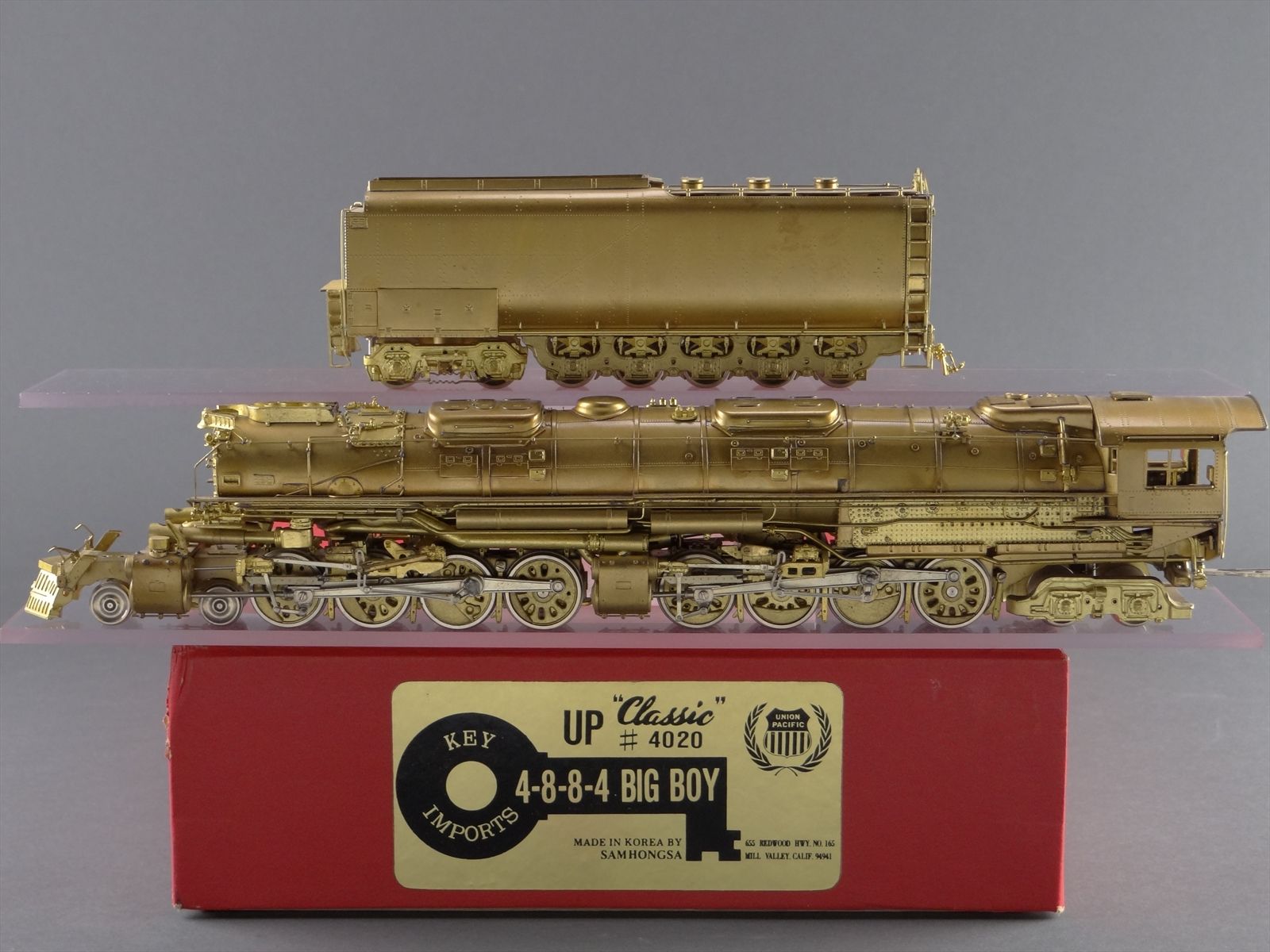 HO Brass Model Train - Key Imports UP Union Pacific 4-8-8-4