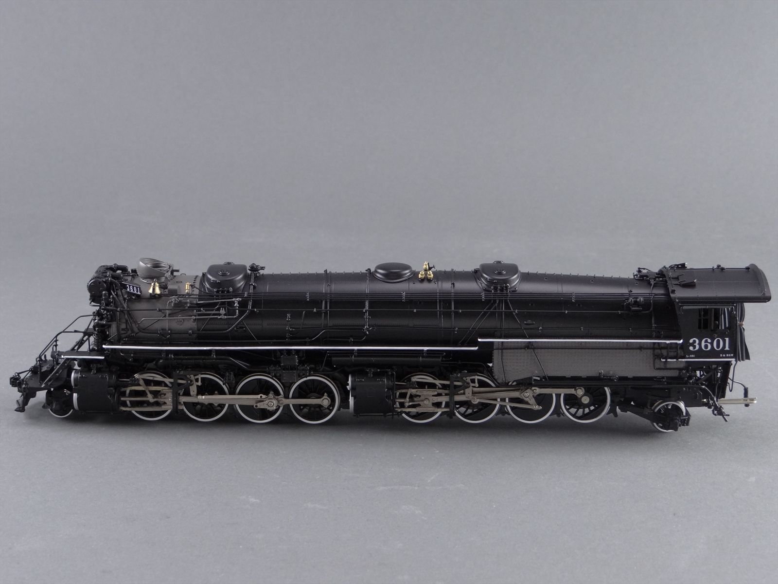 HO Brass Model Train - W&R D&RGW Rio Grande L-131 2-8-8-2 #3601 Version ...