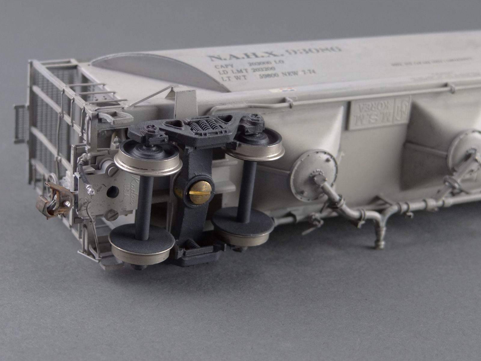 HO Brass Model Train - OMI 3001 Overland NAHX Pd 3000 Covered Hopper ...