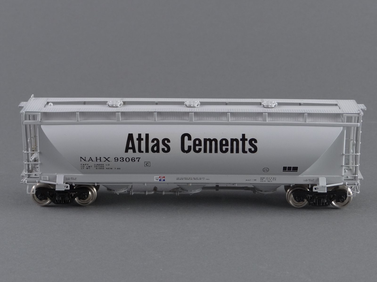 HO Brass Model Train - OMI 3362 NAHX Atlas Cements Pd 3000 Covered ...