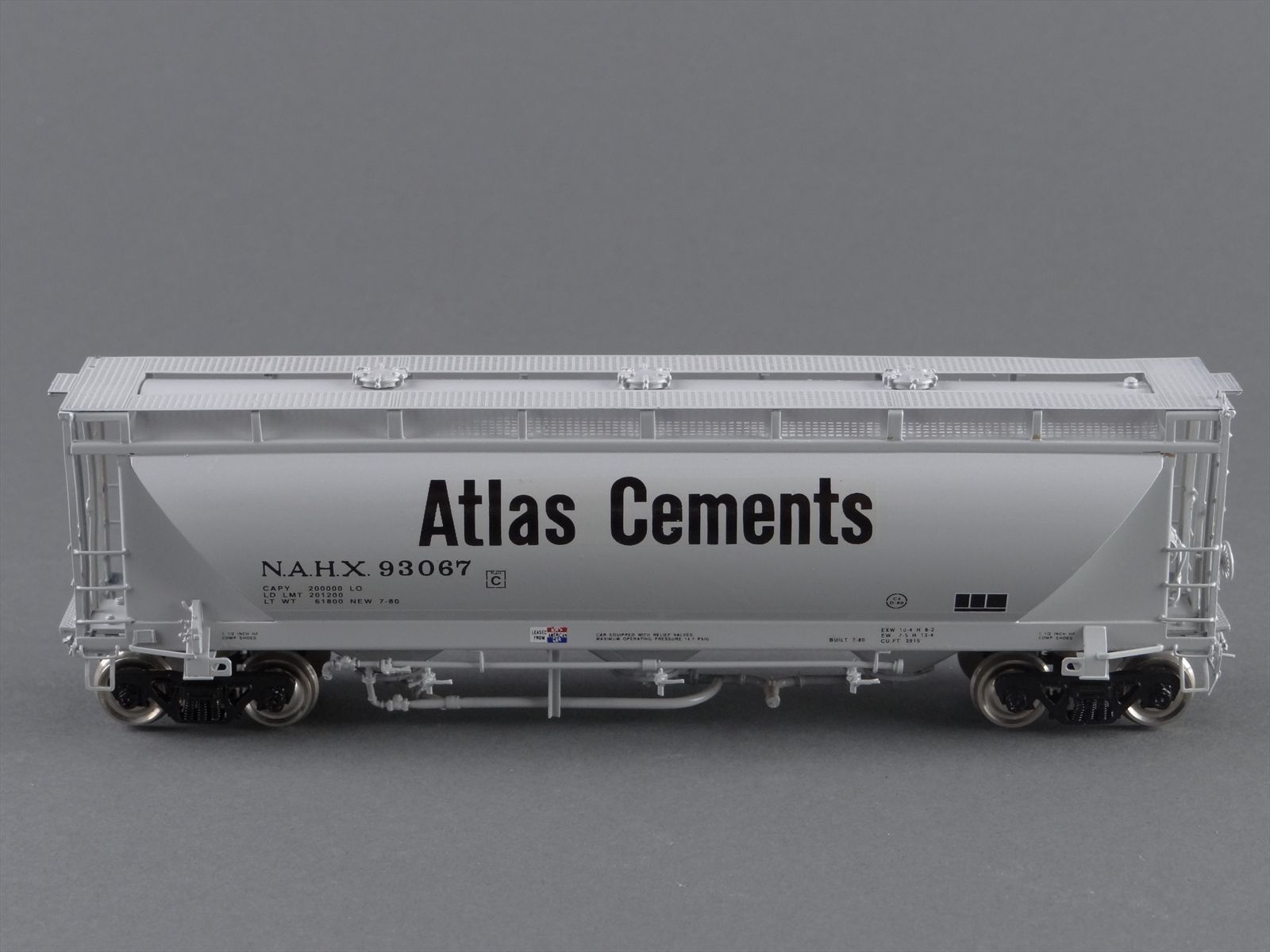 HO Brass Model Train - OMI 3362 NAHX Atlas Cements Pd 3000 Covered ...