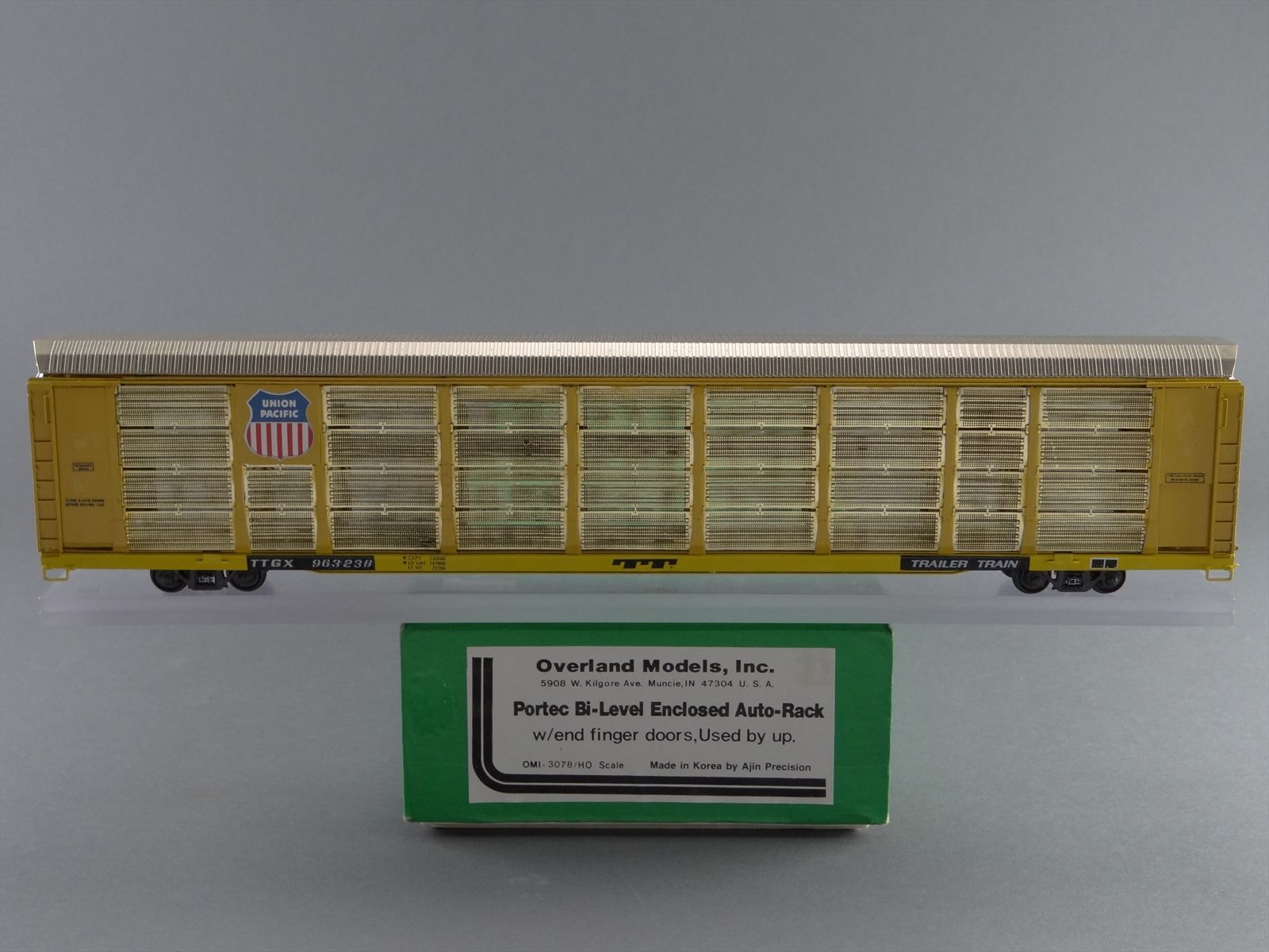 HO Brass Model Train - OMI 3078 UP Portec Bi-Level Auto Rack Autorack ...