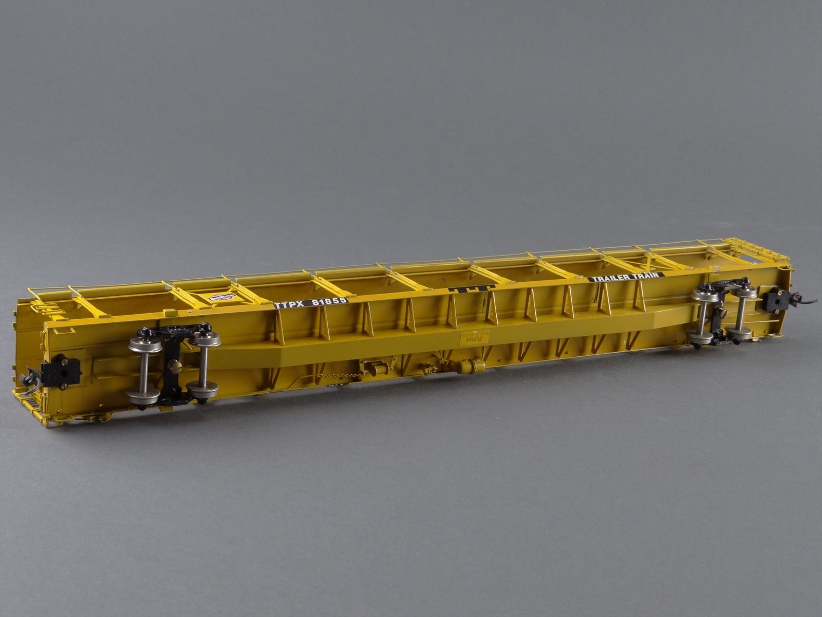 Ho Opentable Auto Racks HO Brass Model Train - OMI 1354 TTX North Western Bi-Level Open Auto ...