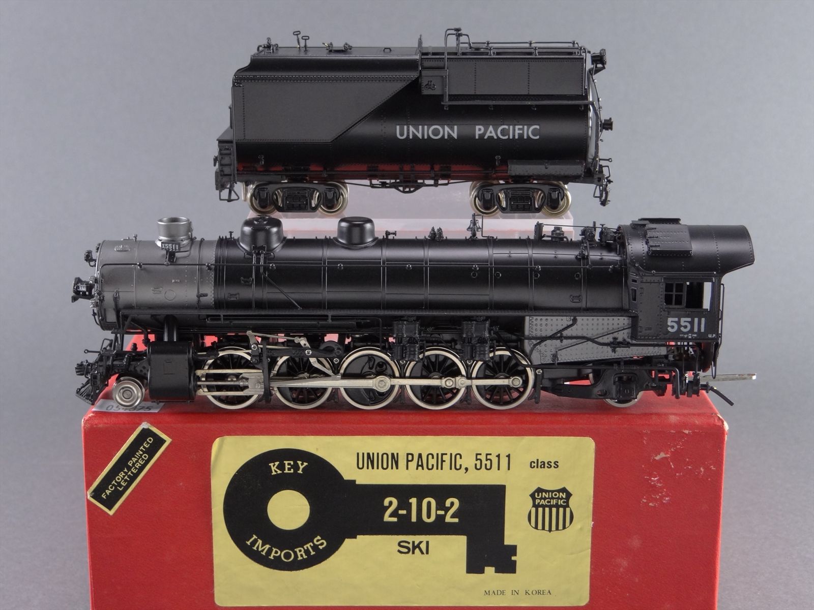 HO Brass Model Train - Key Imports SKI UP Union Pacific 2-10-2