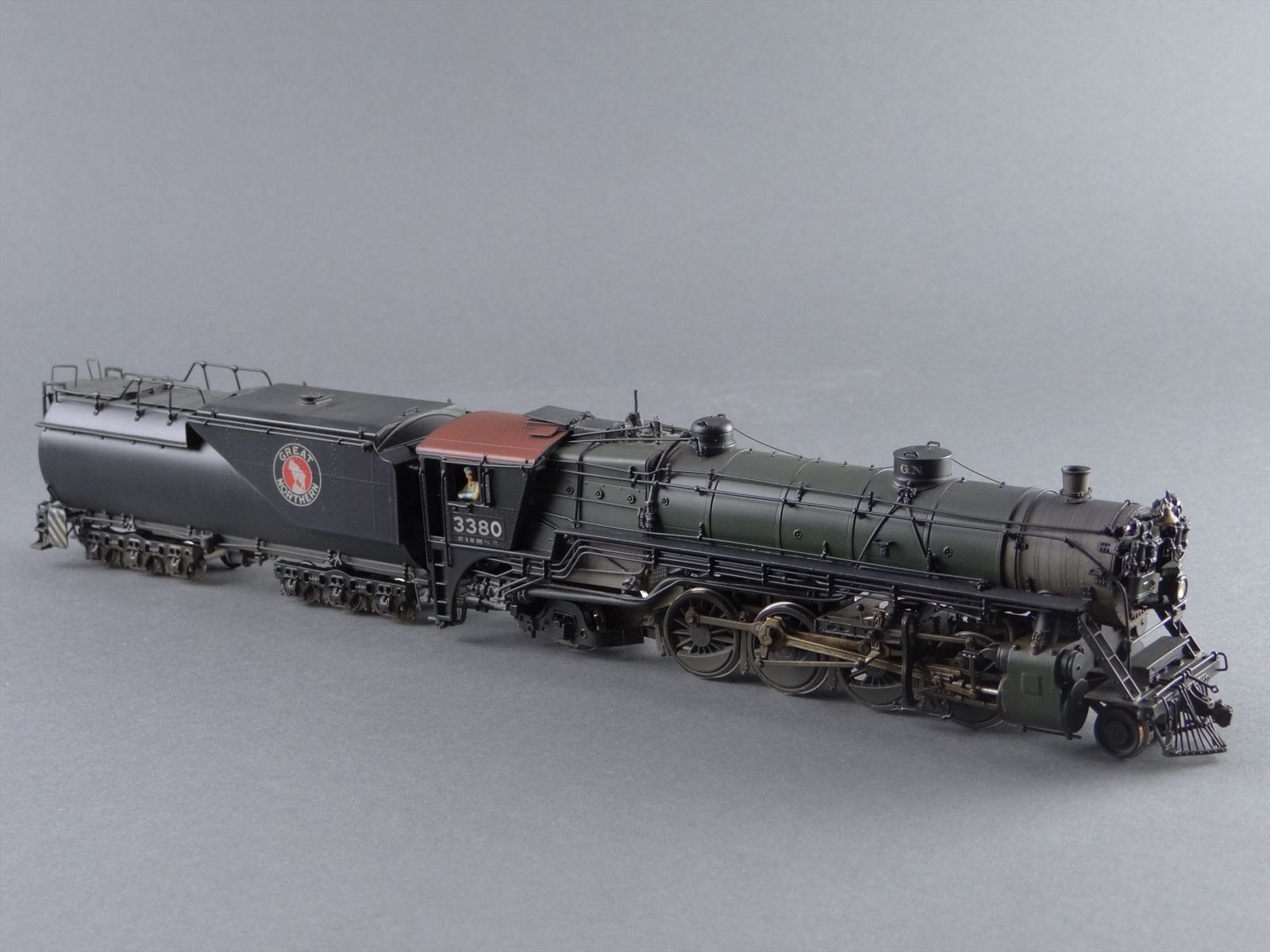 HO Brass Model Train - PSC 15364-1 GN Great Northern 2-8-2 O-7 Green ...