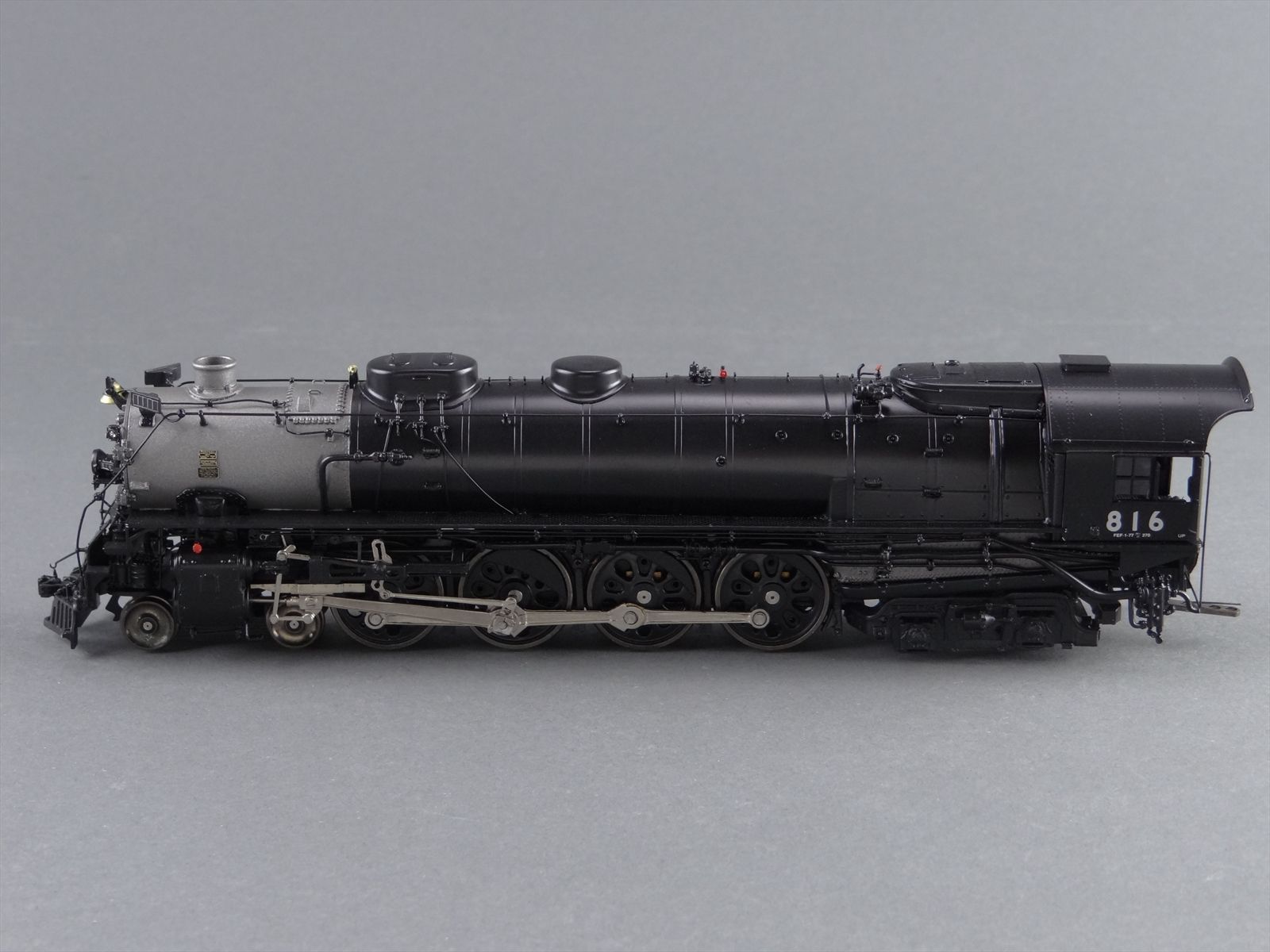 HO Brass Model Train - OMI 4529.1 Overland UP Union Pacific FEF-1 4-8-4 ...