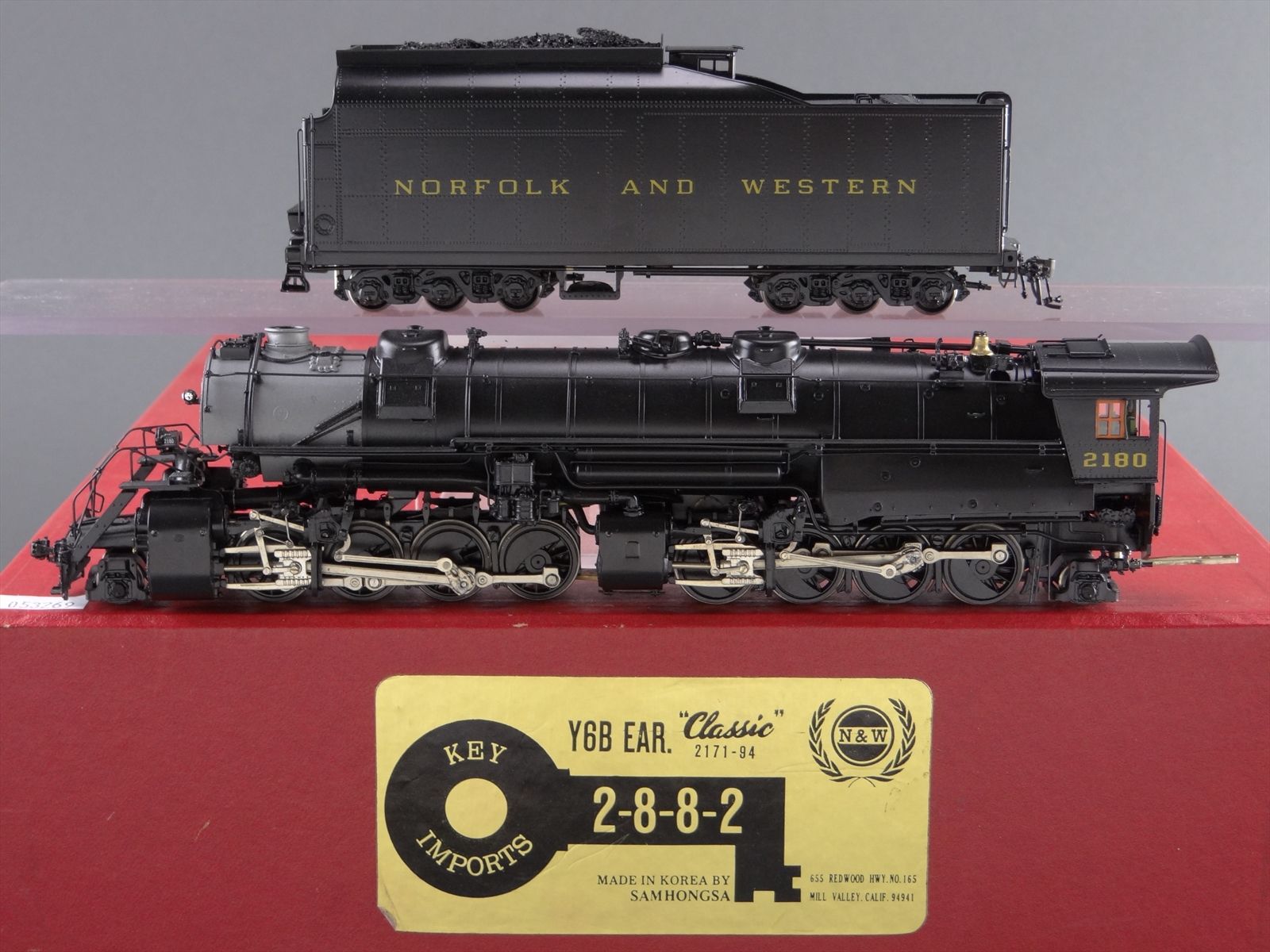 HO Brass Model Train - KEY N&W Y6b 2-8-8-2 - Early
