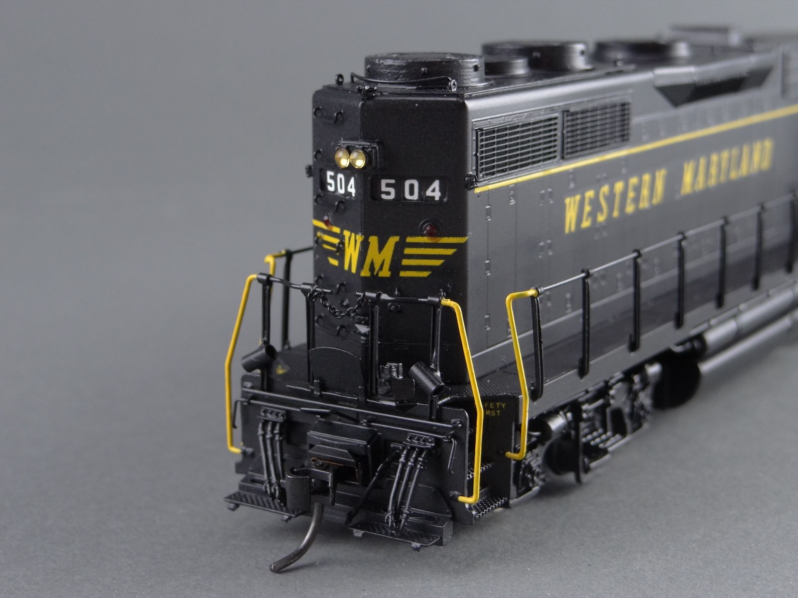 Wm Gp35 HO Brass Model Train - OMI 5052.1 WM Western Maryland GP35 Diesel #504 ...