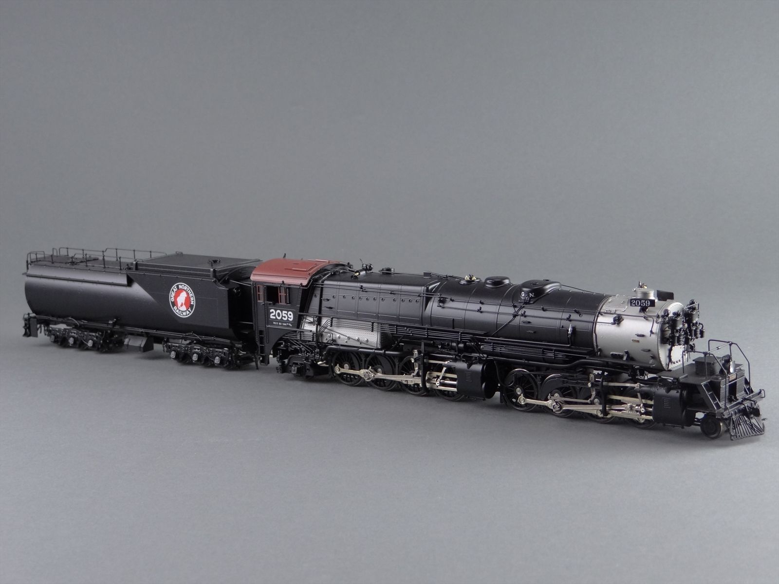 HO Brass Model Train - Key CS #123 GN Black 2-8-8-2 R-2 #2059 - All ...