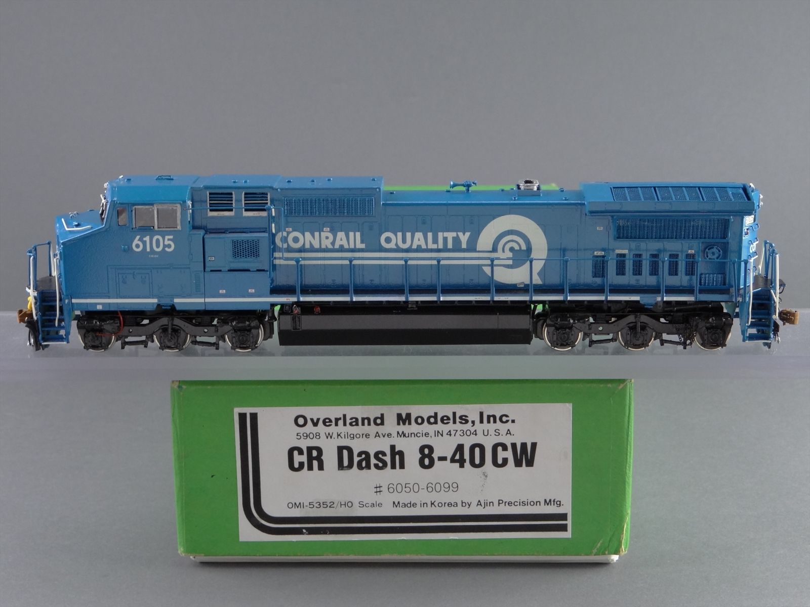 HO Brass Model Train - OMI 5352 CR Conrail Quality Dash 8-40CW Diesel ...