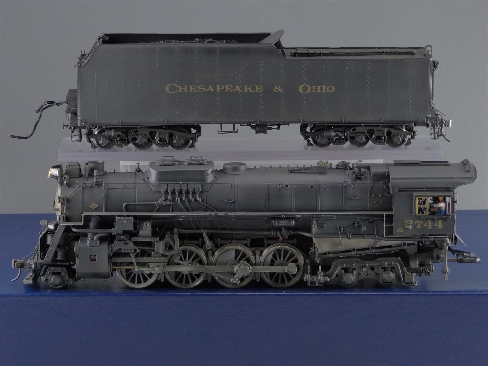 O Scale 2-Rail Brass Model Train - US Hobbies KTM C&O 2-8-4