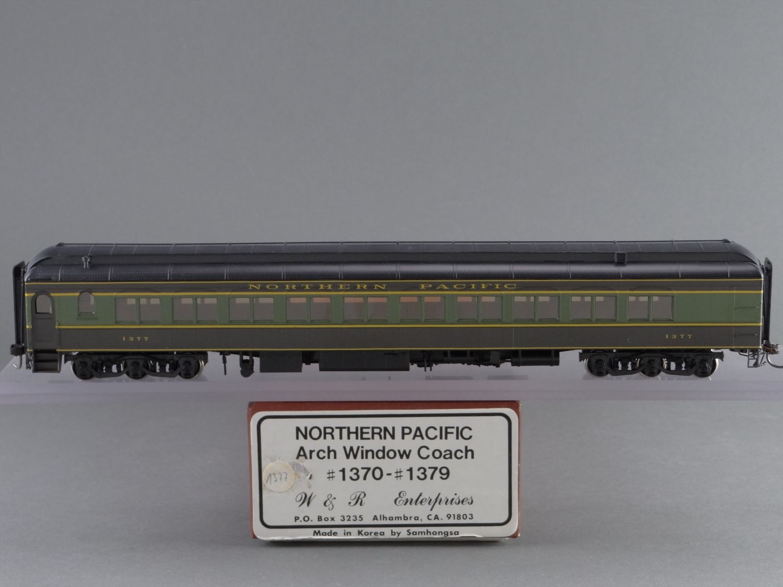 HO Brass Model Train - W&R Enterprises NP NCL Pine Tree Arch Window ...