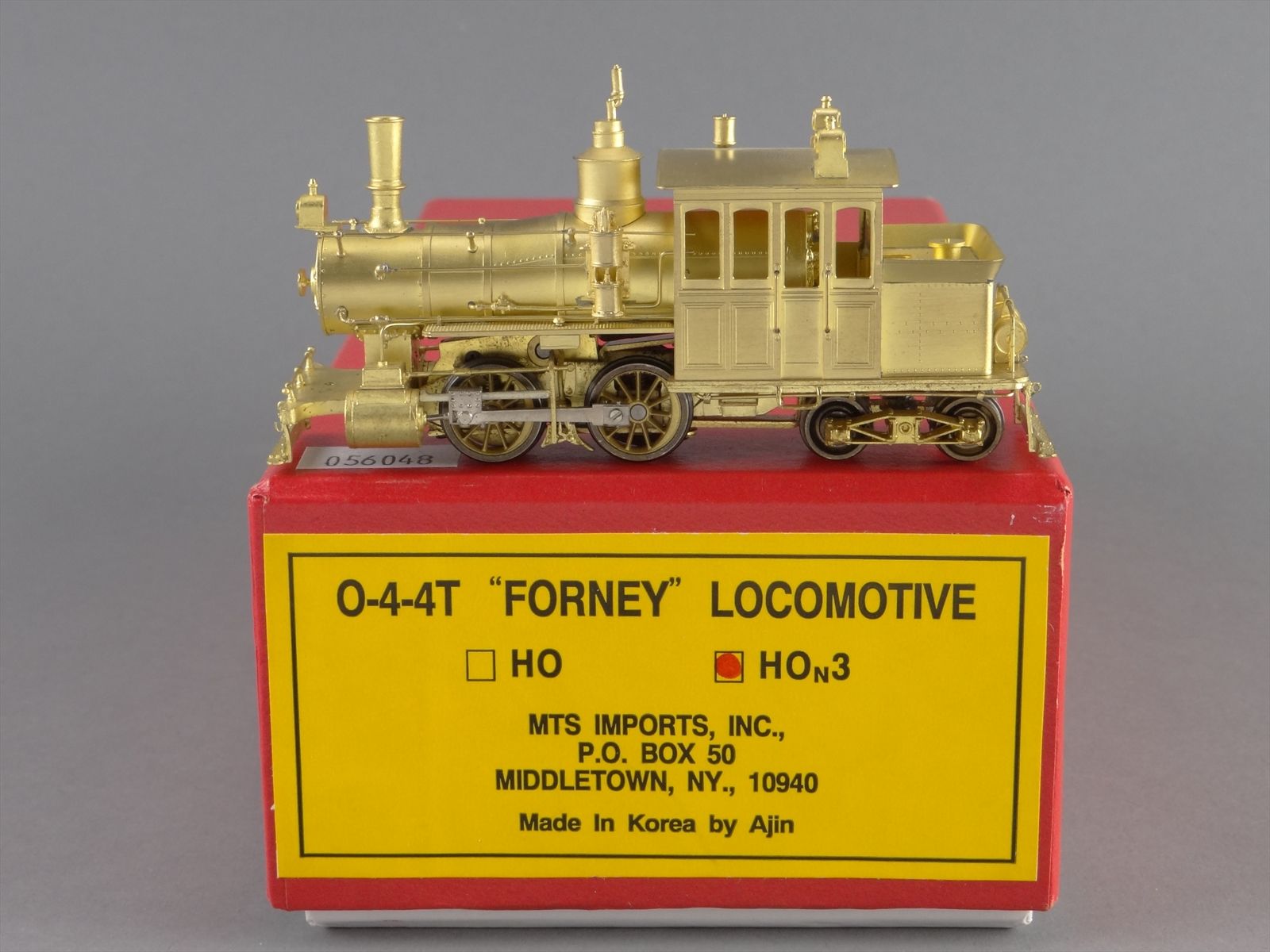 【Train】 フォートナム&メイソン HOn3 Scale Brass Model Train - MTS Imports 0-4-4T Forney