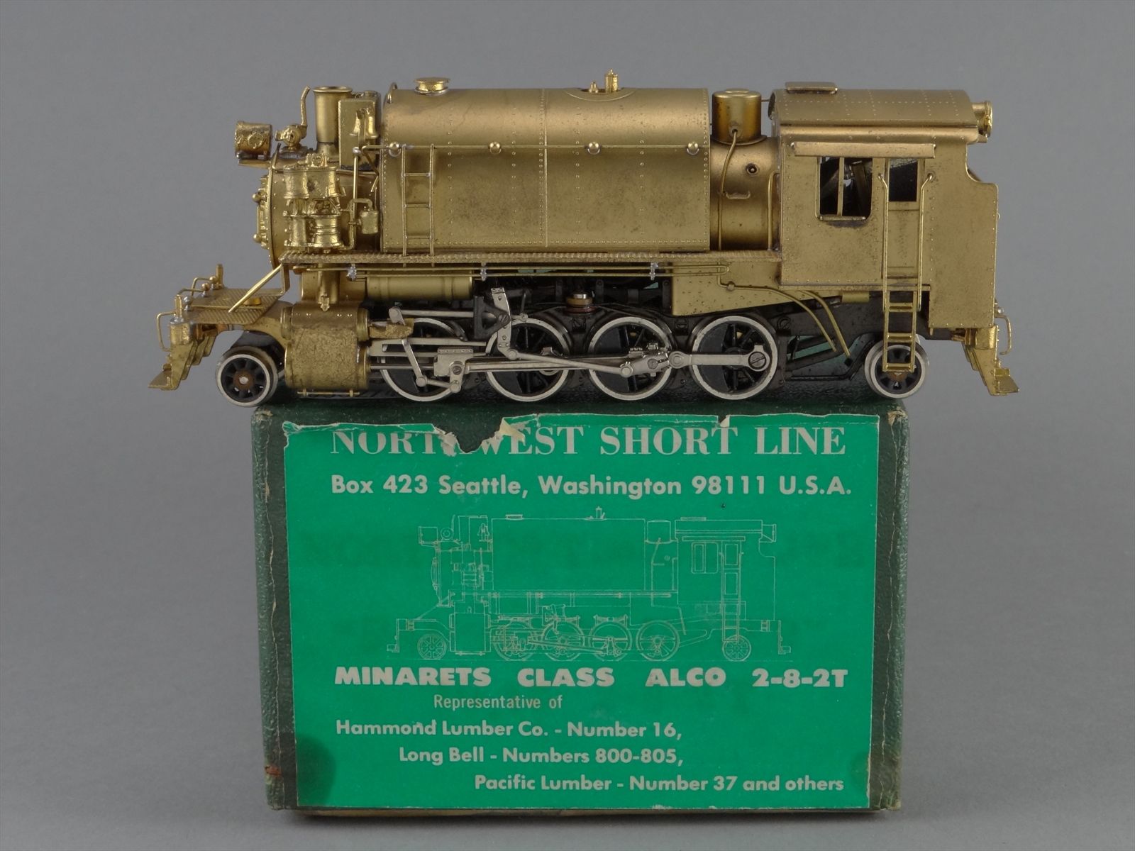 NWSL トビー ALCO Minarets 2-8-2T HOゲージ アメリカ型森林鉄道