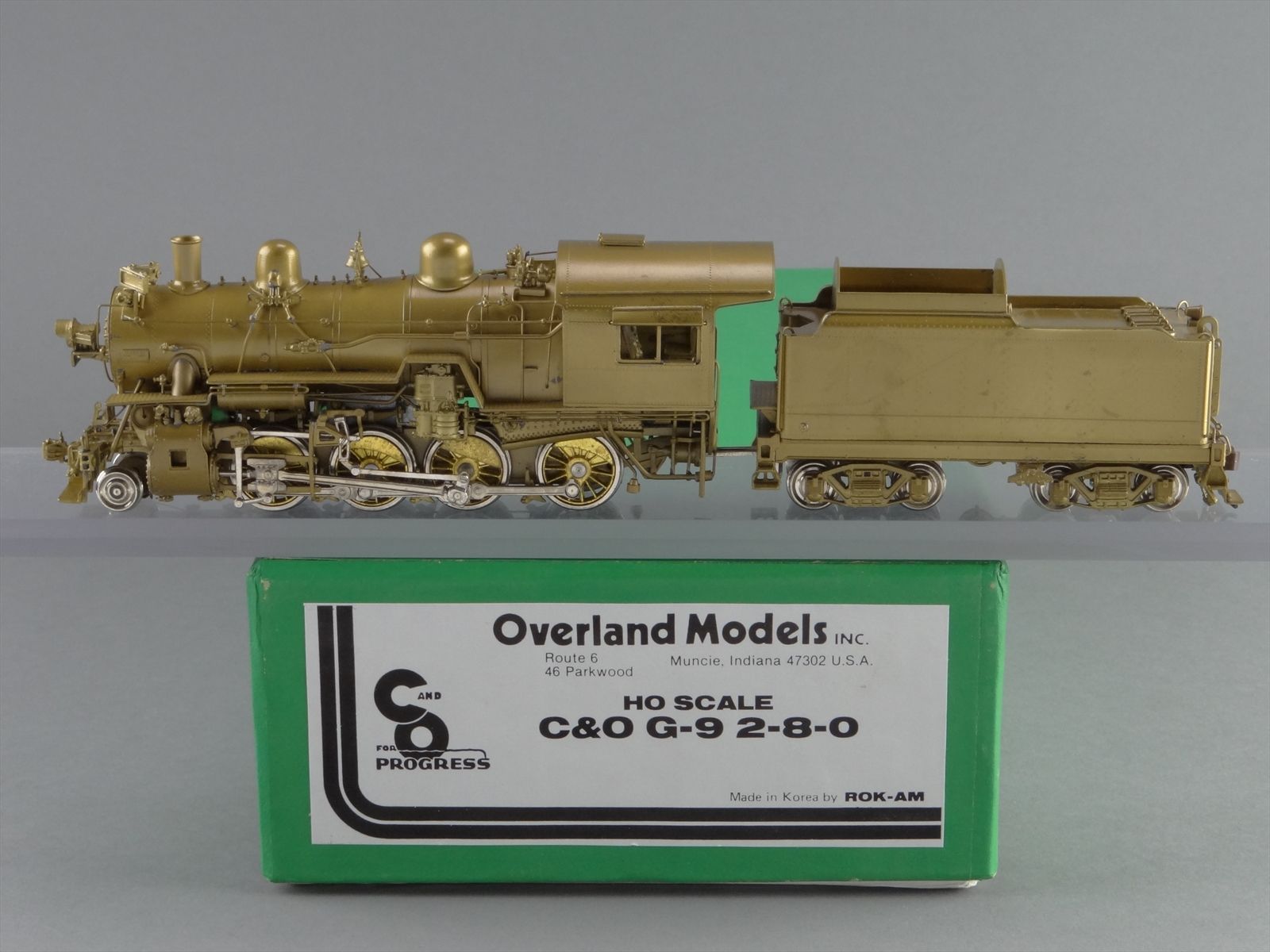 HO Brass Model Train - OMI 1414 Overland C&O Chesapeake &amp