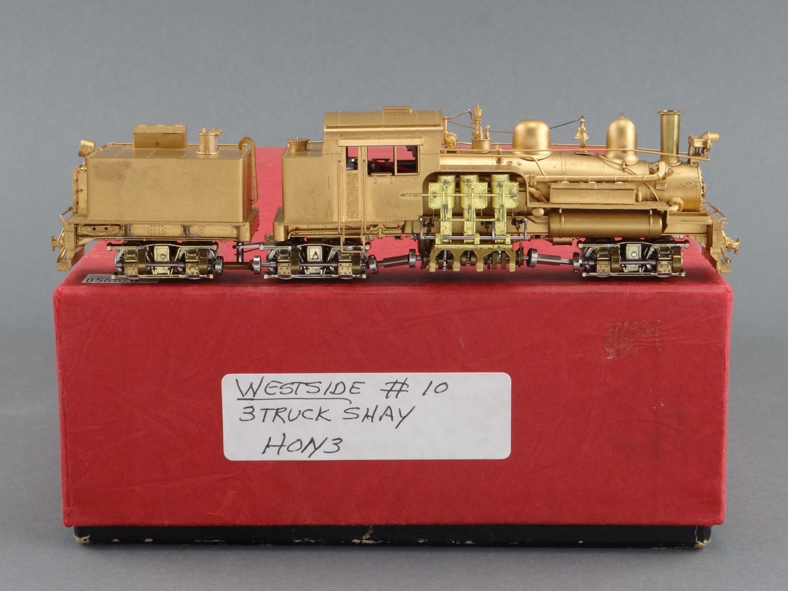 Westside  Model HASSINGER LUMBER SHAY完成品 HOn3 Brass Model - WMC WSLC Westside Lumber Co. Shay #15