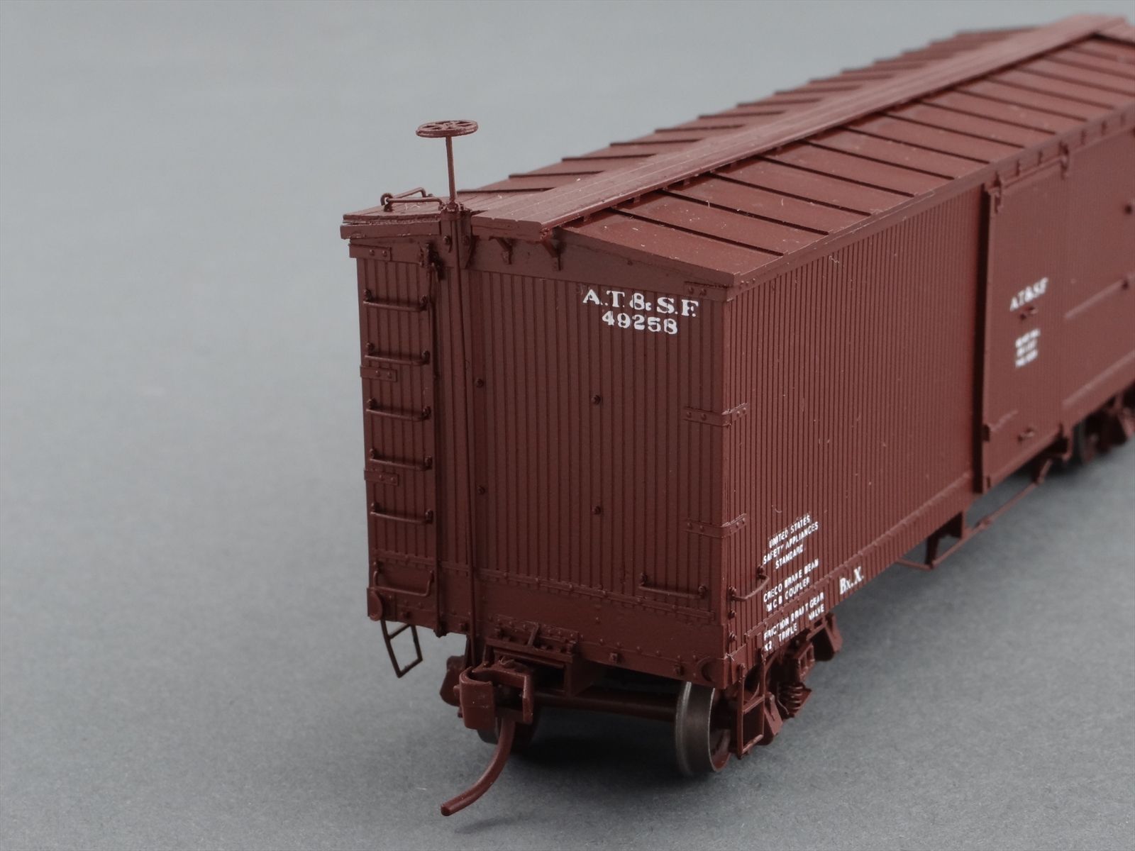 HO Westerfield 4021 Pro Built Kit - ATSF Santa Fe 37' Truss Rod Box Car ...