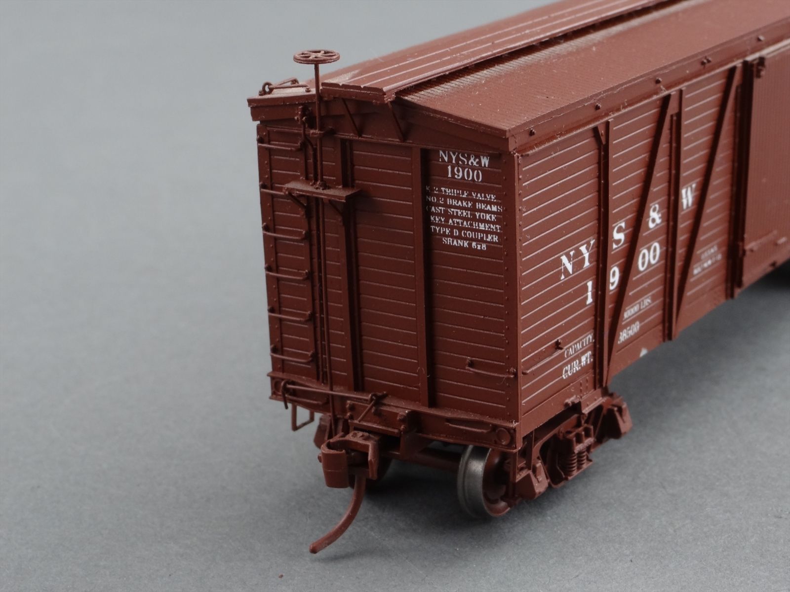 HO Westerfield 4306 Pro Built Kit - NYS&W 36' Outside Braced Box Car ...
