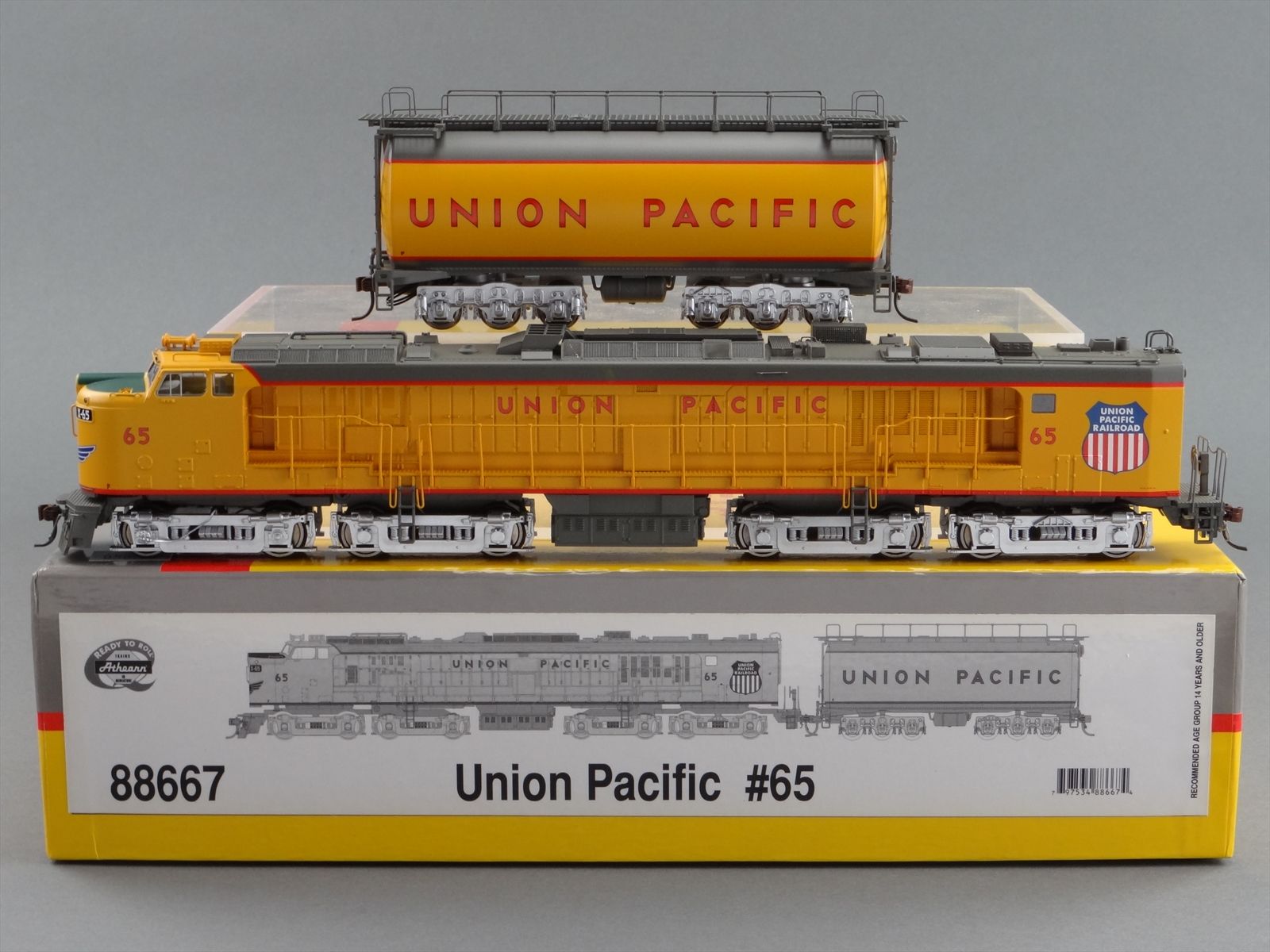 HO Scale Athearn 88667 UP Union Pacific Gas Turbine Engine #65