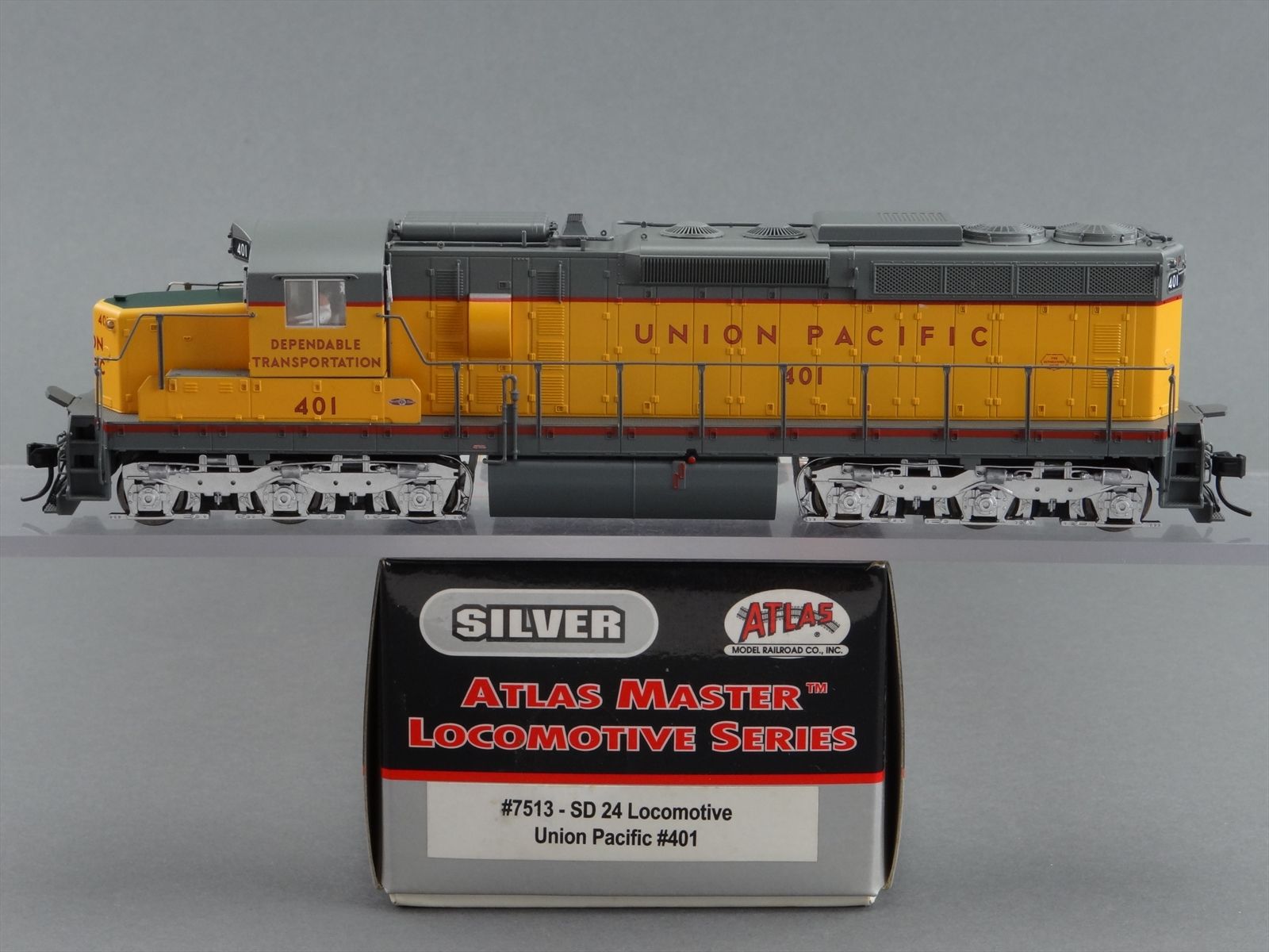 HO Scale Atlas 7513 UP Union Pacific SD24 Diesel Engine #401