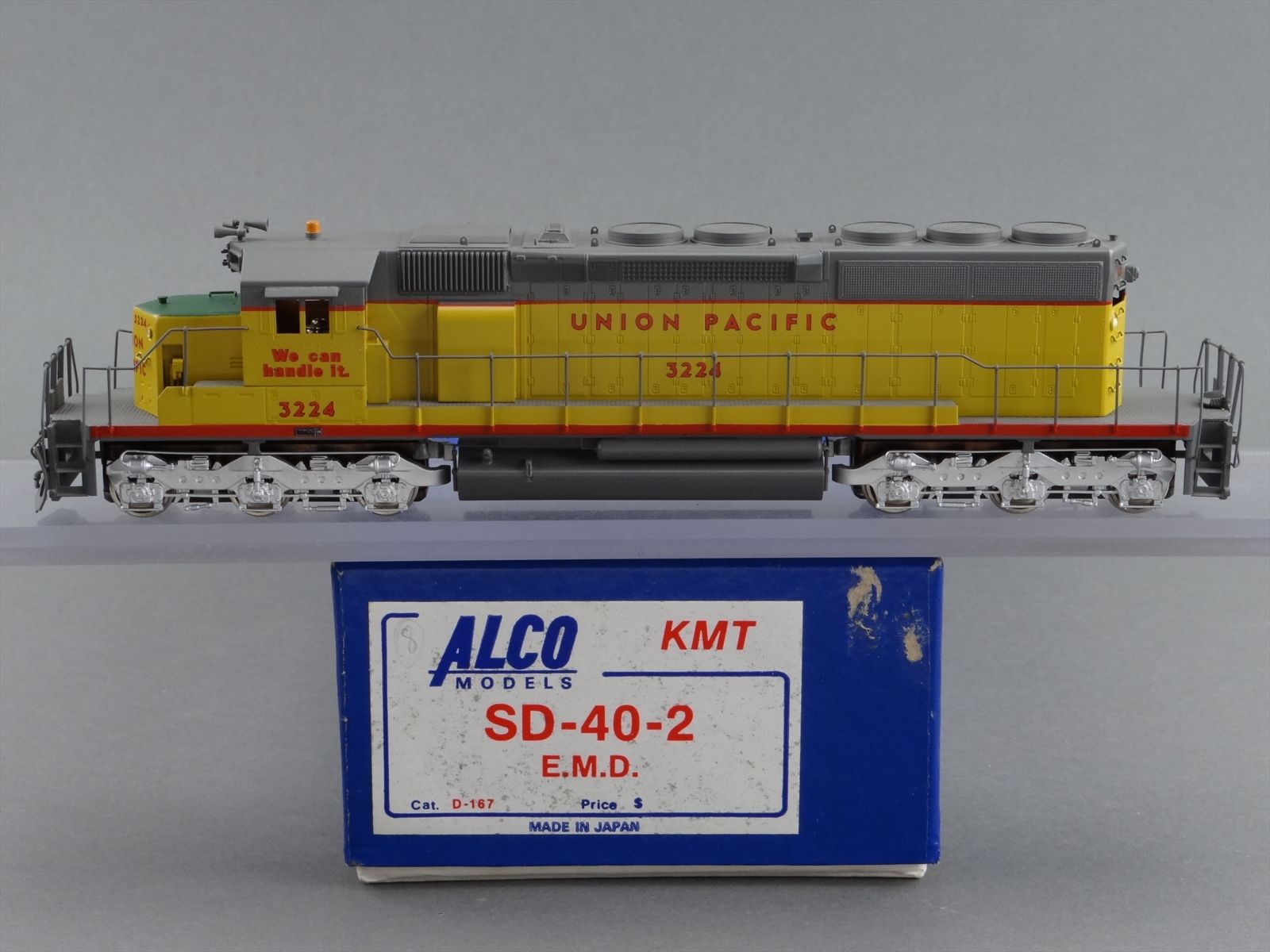 HO Brass Model Train - ALCO D-167 UP Union Pacific EMD SD40-2