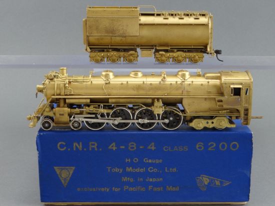 HO Brass Model Train - PFM TOBY - CN CNR Canadian National 4-8-4 