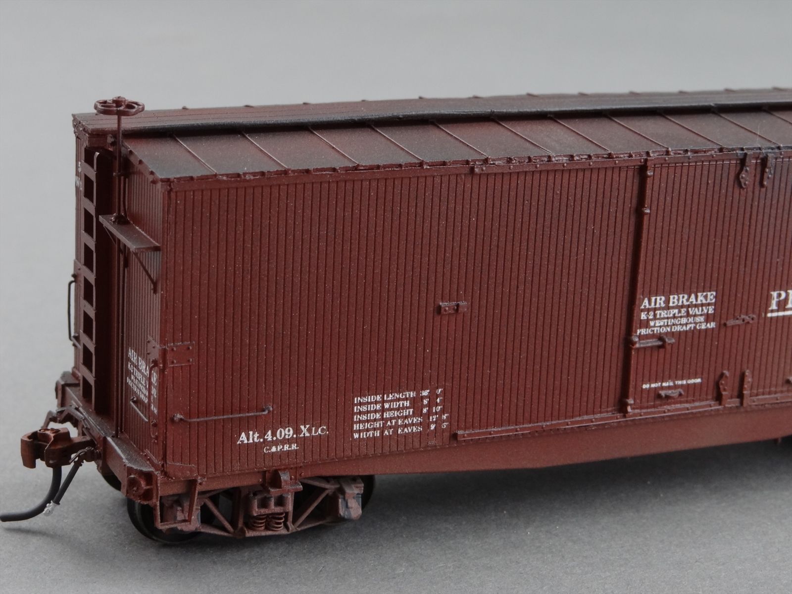 Prr Auto Rack HO Westerfield 5501 Pro Built Kit - PRR Pennsylvania XLc 36' Auto Box ...