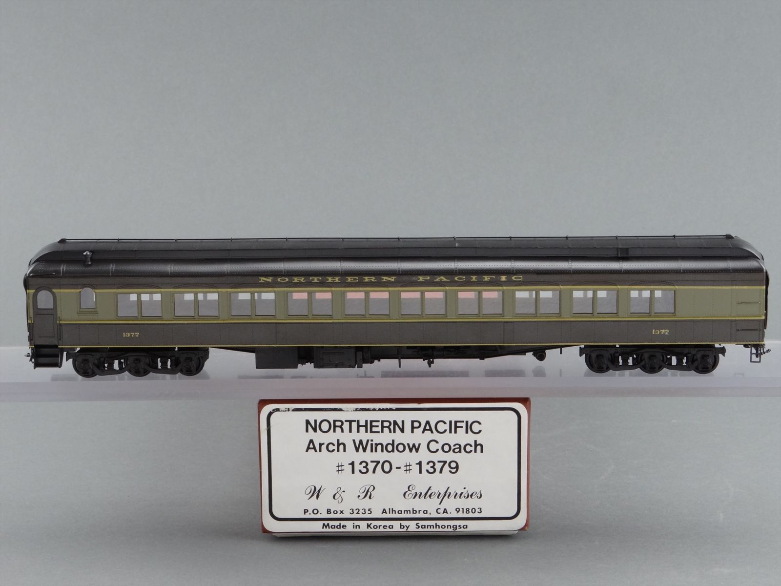 HO Brass Model Train - W&R Enterprises NP NCL Pine Tree Arch Window ...