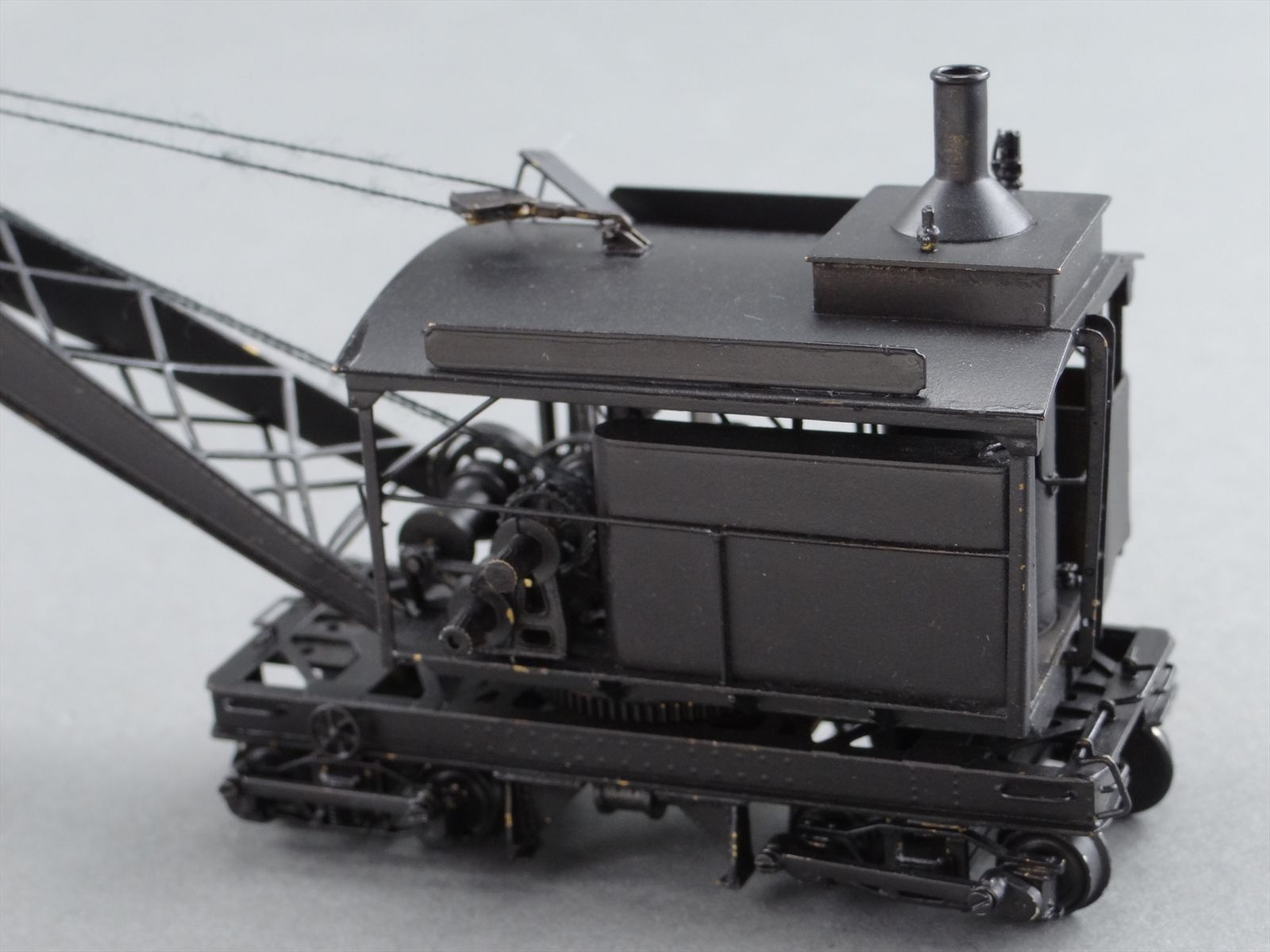 HO / HOn3 Brass Model Train - OMI 1320 Overland A. H. Ditcher w/ Pile ...