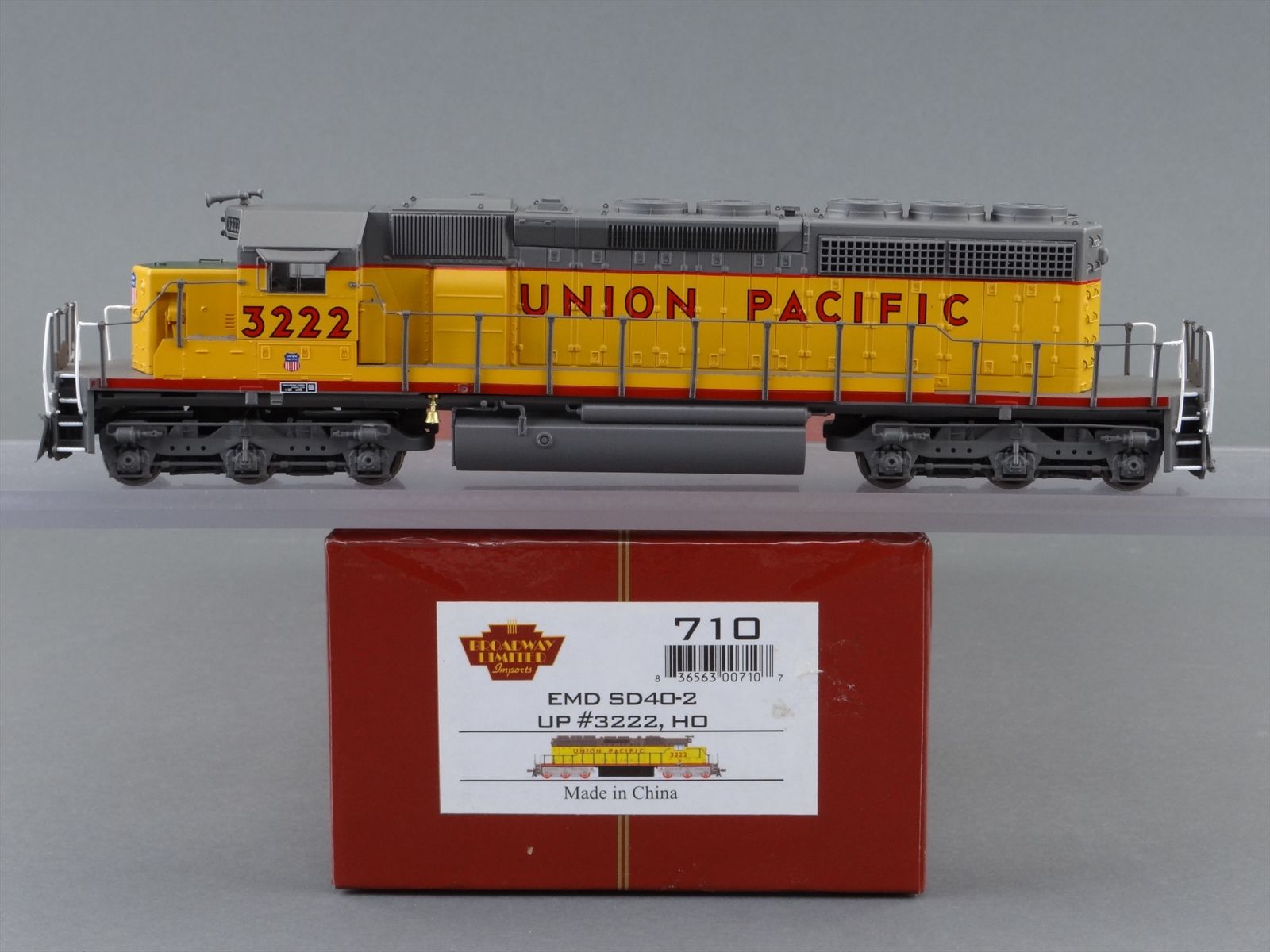 HO BLI 710 Broadway Limited UP Union Pacific EMD SD40-2 Diesel