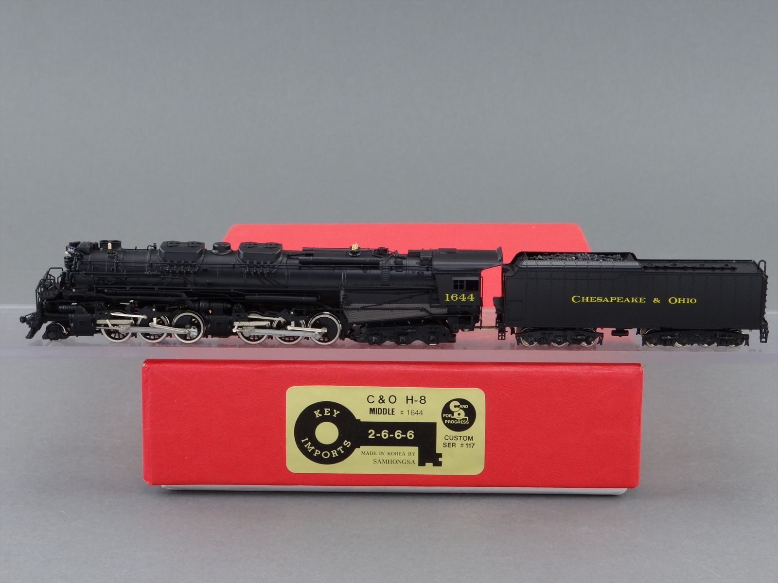 N Scale Brass - Key Imports CS #117 C&O Chesapeake & Ohio H-8 Allegheny ...