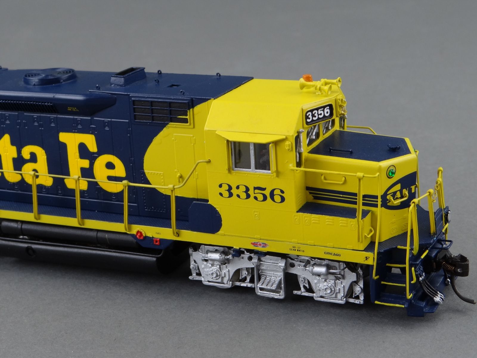 HO Brass Model Train - OMI 1846.1 ATSF Santa Fe GP-35 Diesel #3356 - Custom