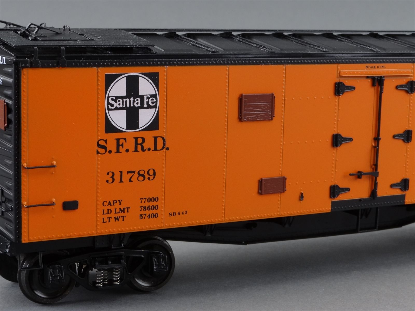 O Scale Pecos River #4319A SFRD ATSF Santa Fe 'Grand Canyon' 40' Rr-23 ...