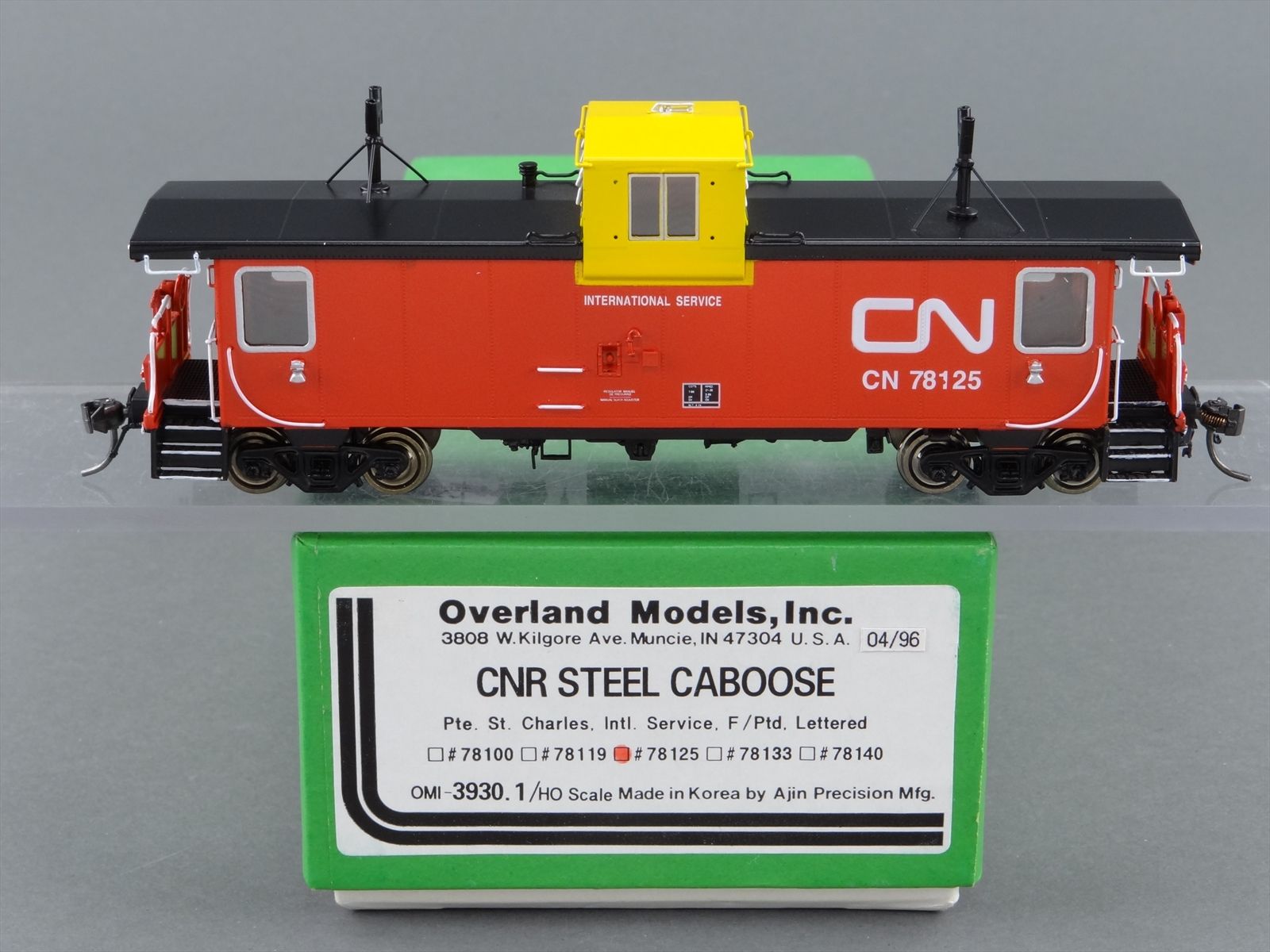 HO Brass Model Train - Overland 3930.1 CNR CN Canadian National