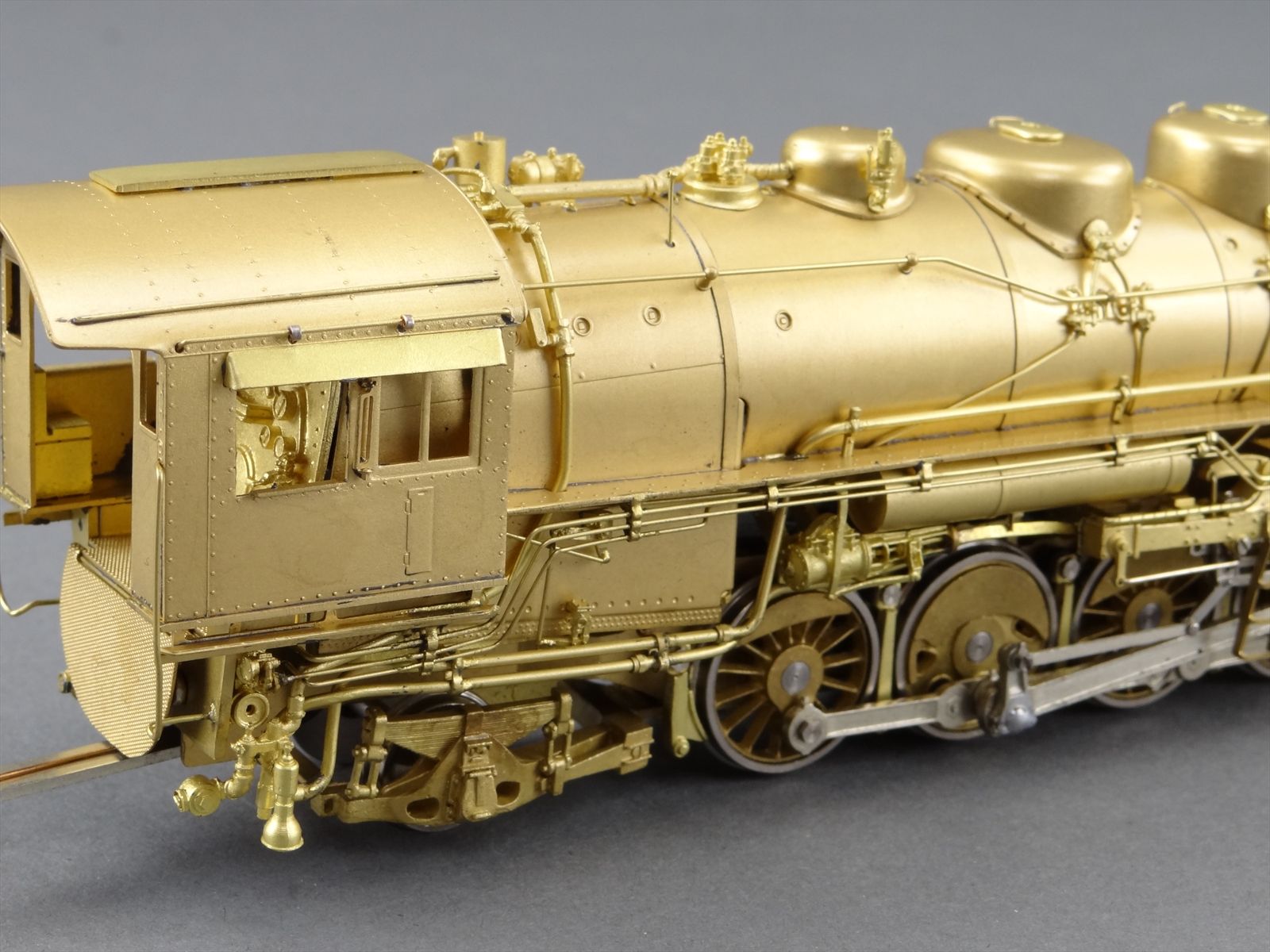 HO Brass Model Train - Key Imports ATSF Santa Fe 2-8-2 Mikado #3256