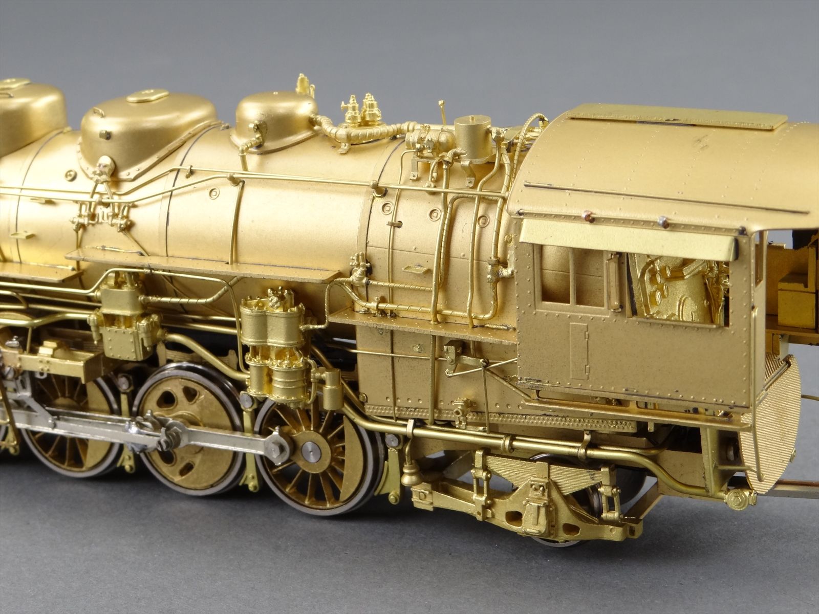 HO Brass Model Train - Key Imports ATSF Santa Fe 2-8-2 Mikado #3256