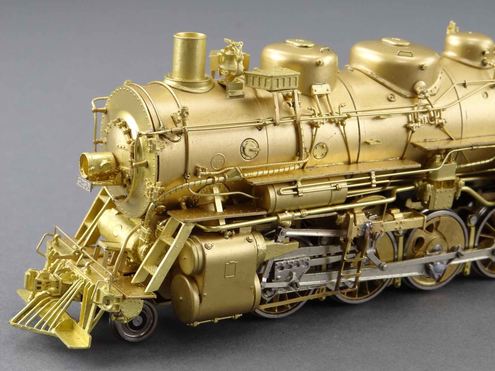 HO Brass Model Train - Key Imports ATSF Santa Fe 2-8-2 Mikado #3256