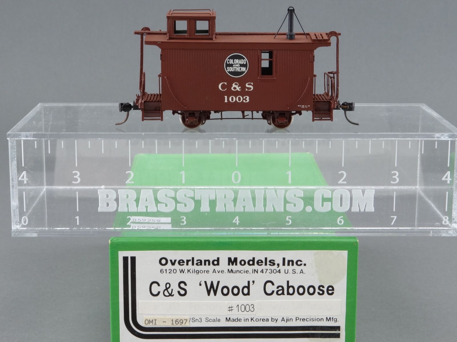 Sn3 Brass OMI 1697 Overland C&S Colorado & Southern Wood