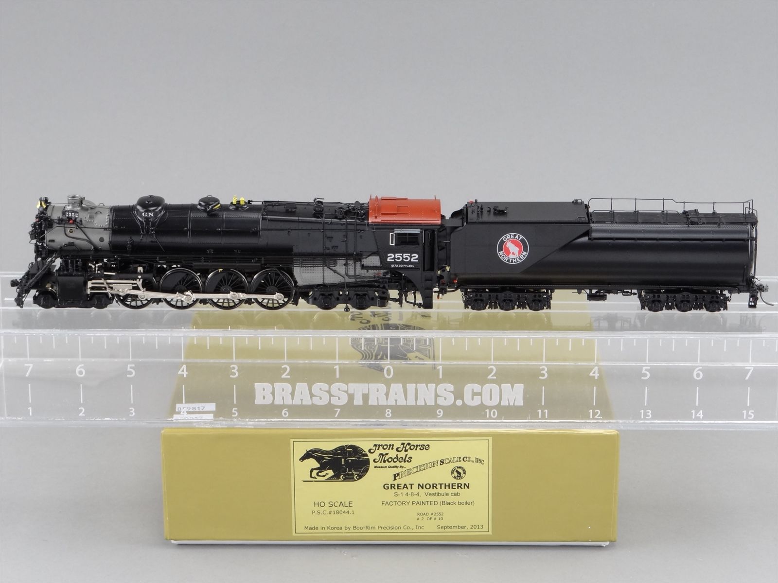 HO Brass Model Train - PSC 18044.1 GN Great Northern S-1 4-8-4